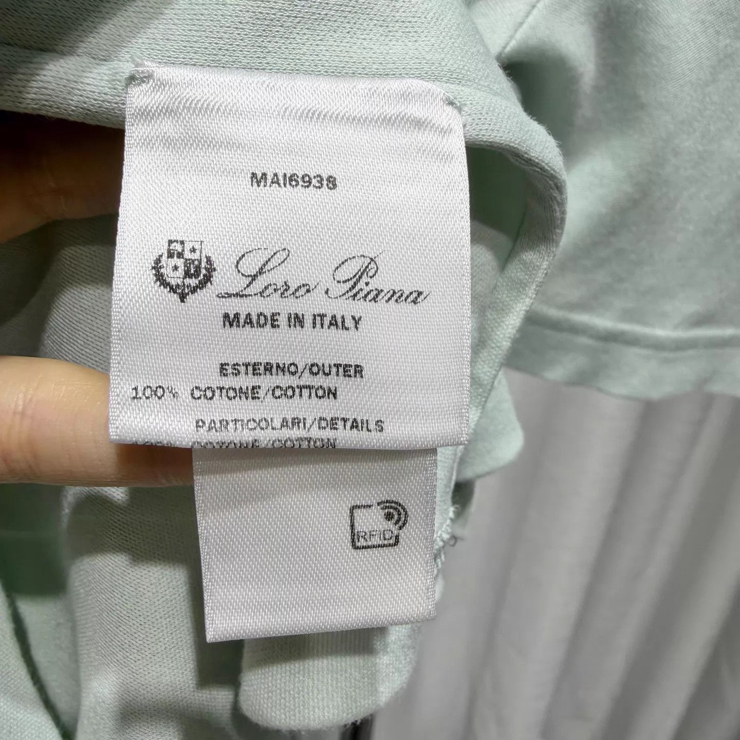 Loro Piana Loro Piana SS Polo Shirt S Light Green 99 New Embroidered Logo Size US S / EU 44-46 / 1 - 4 Thumbnail