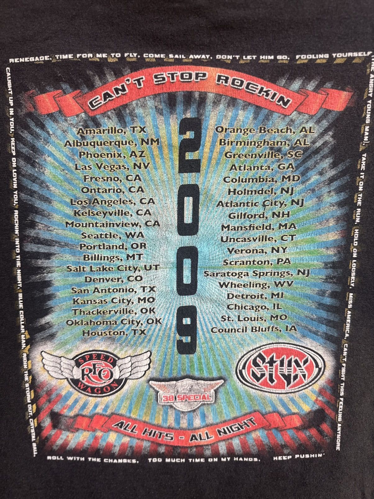 Band Tees Vintage Stix 38 Special Band Tour Faded Tee Size US M / EU 48-50 / 2 - 5 Thumbnail