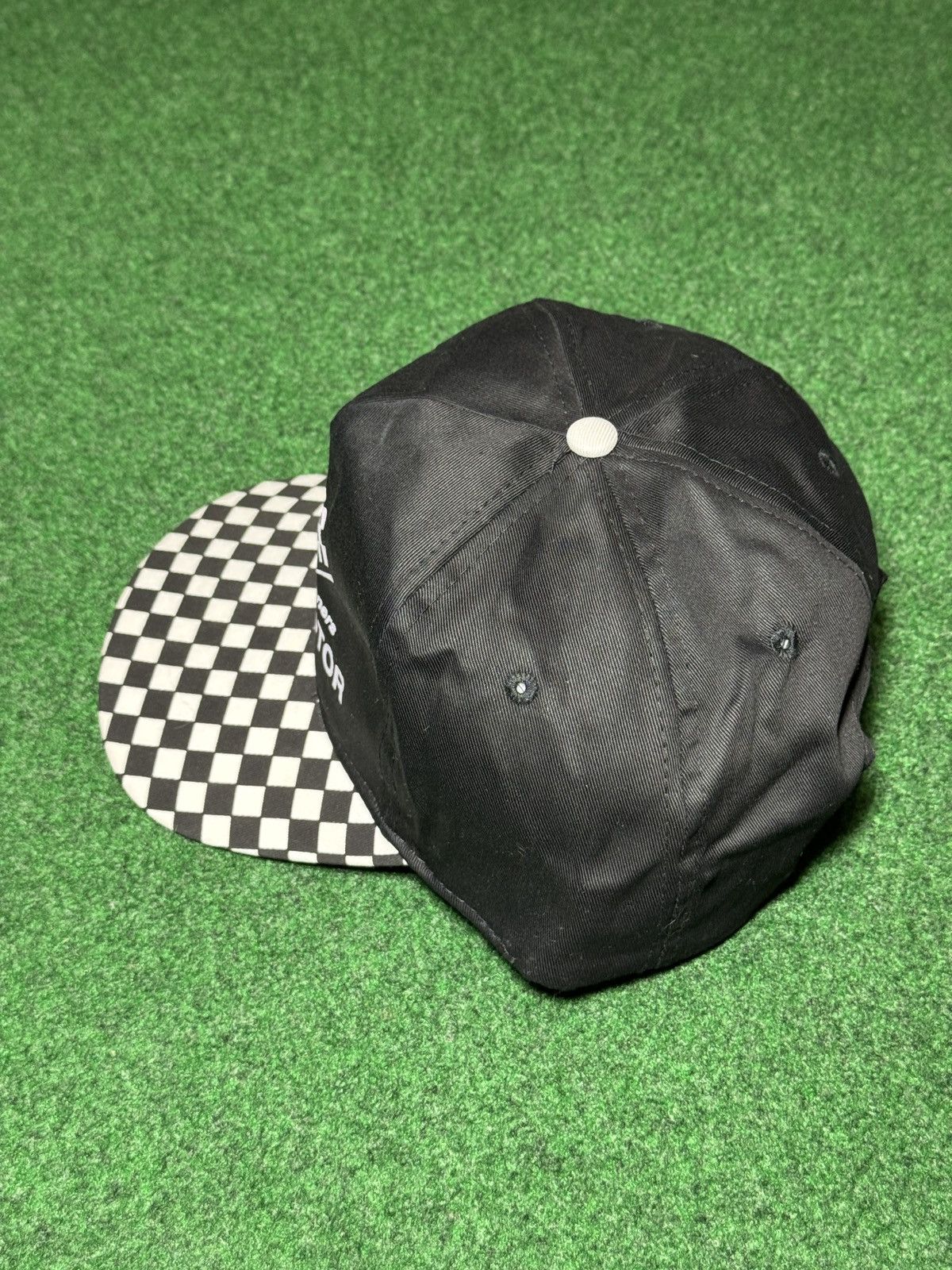 Vintage AC Delco Checkered Racing Coach 90s Double Snapback Hat Size ONE SIZE - 4 Thumbnail