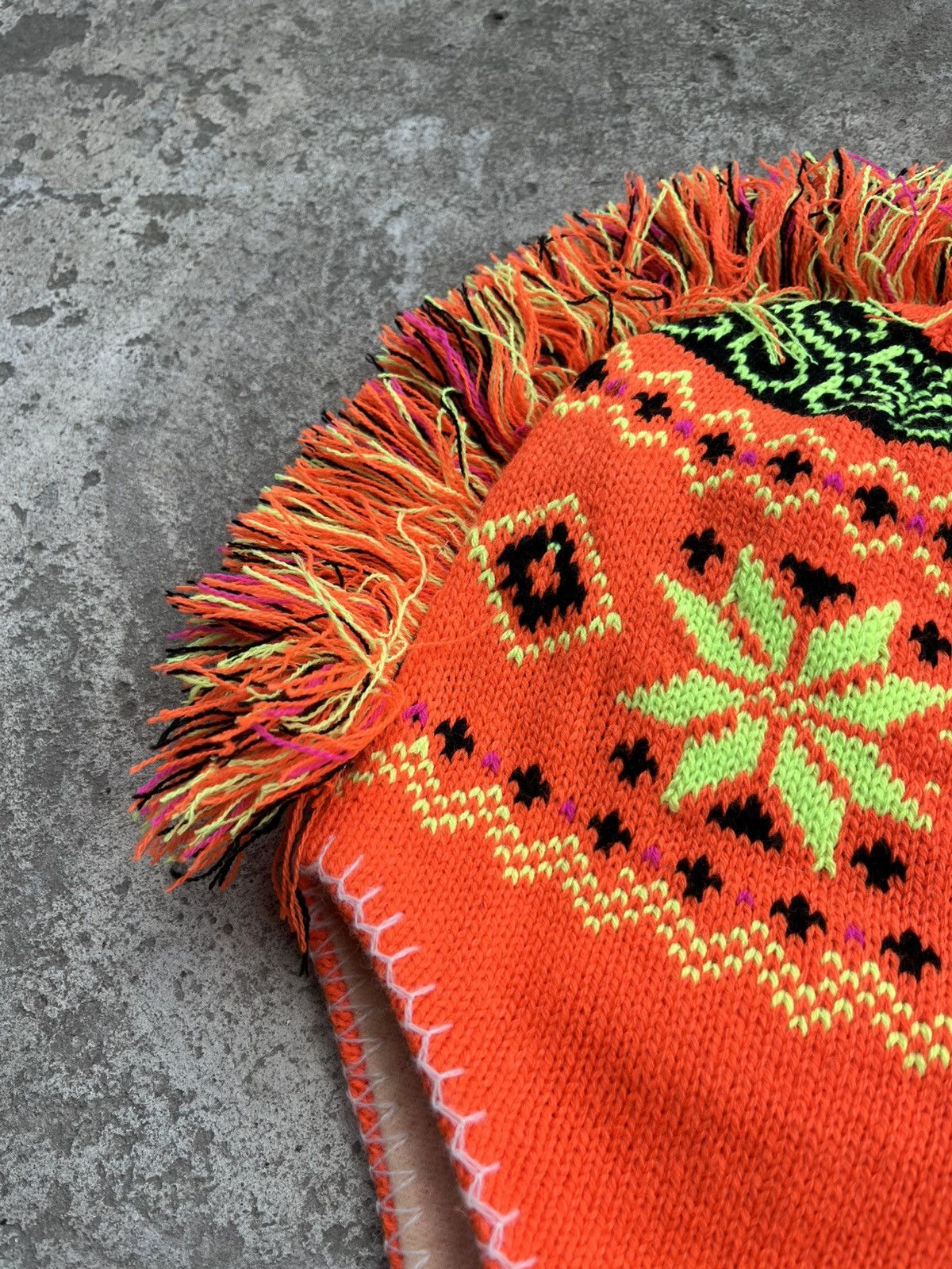 Hysteric Glamour × If Six Was Nine × Le Grande Bleu (L.G.B.) Vintage Japanese Ear Knitted Flat Hat like Vivienne Westwood Size ONE SIZE - 3 Thumbnail