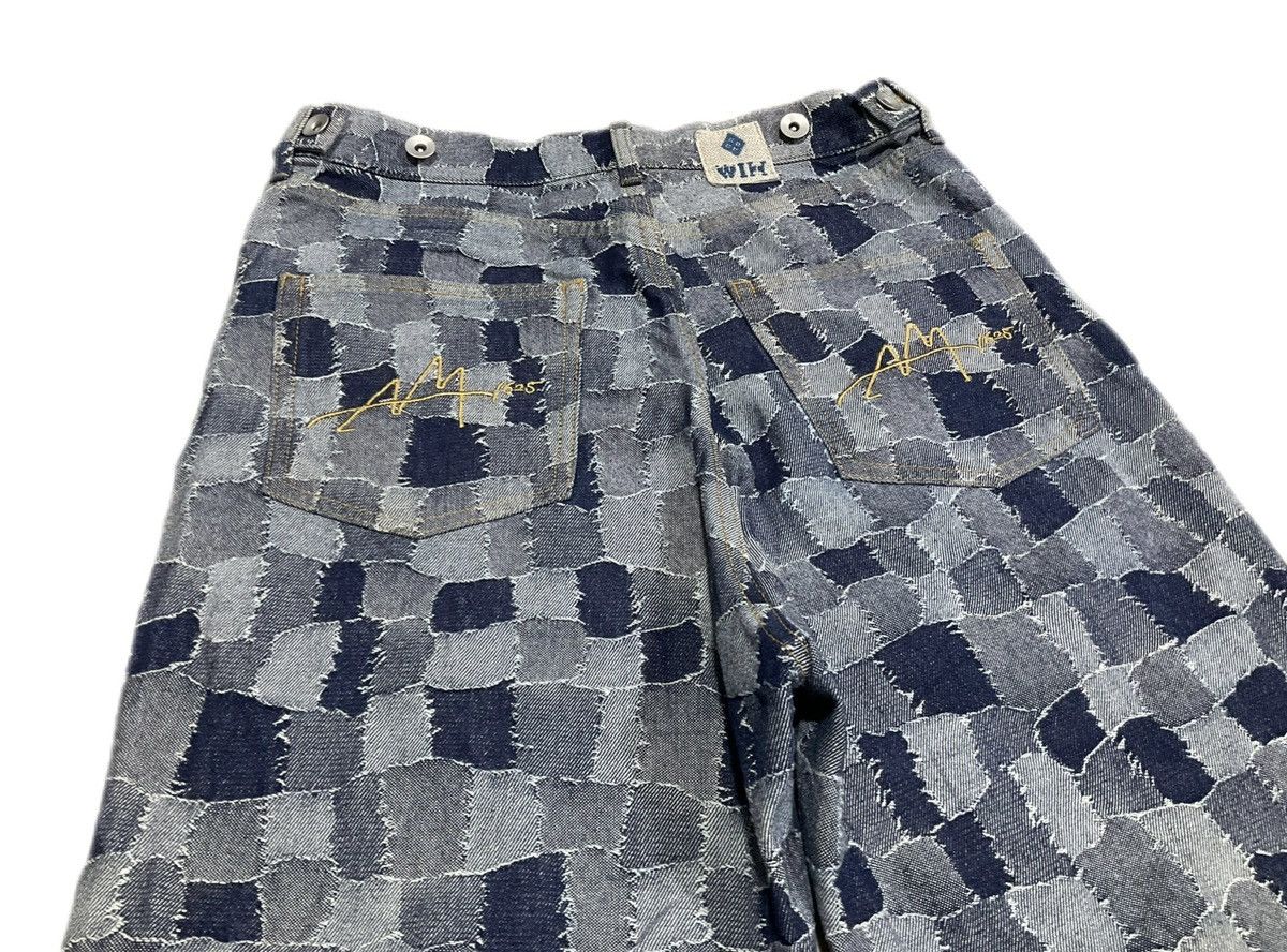 Hysteric Glamour × If Six Was Nine × Japanese Brand 🔥Sick Y2K Japanese WIH Patchwok Flared Denim Size US 30 / EU 46 - 6 Thumbnail