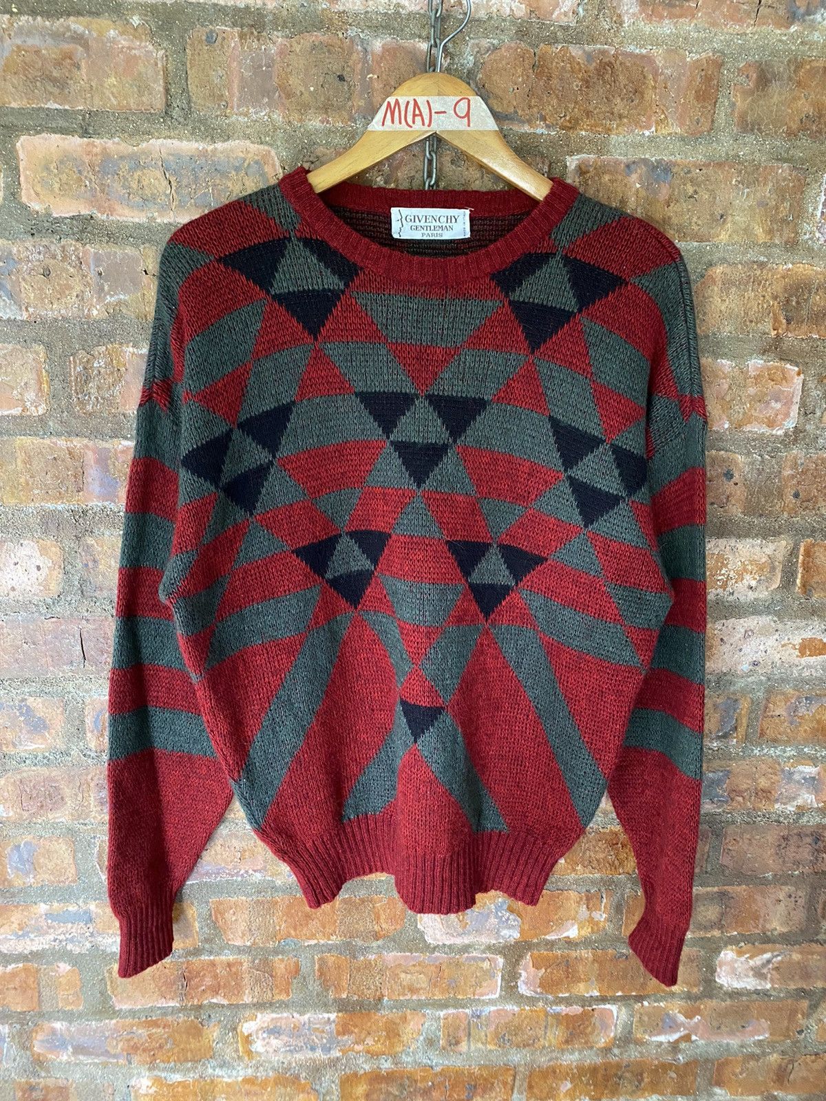 Givenchy 1990s Givenchy Wool Mohair Alpaca knit Size US L / EU 52-54 / 3 - 2 Thumbnail
