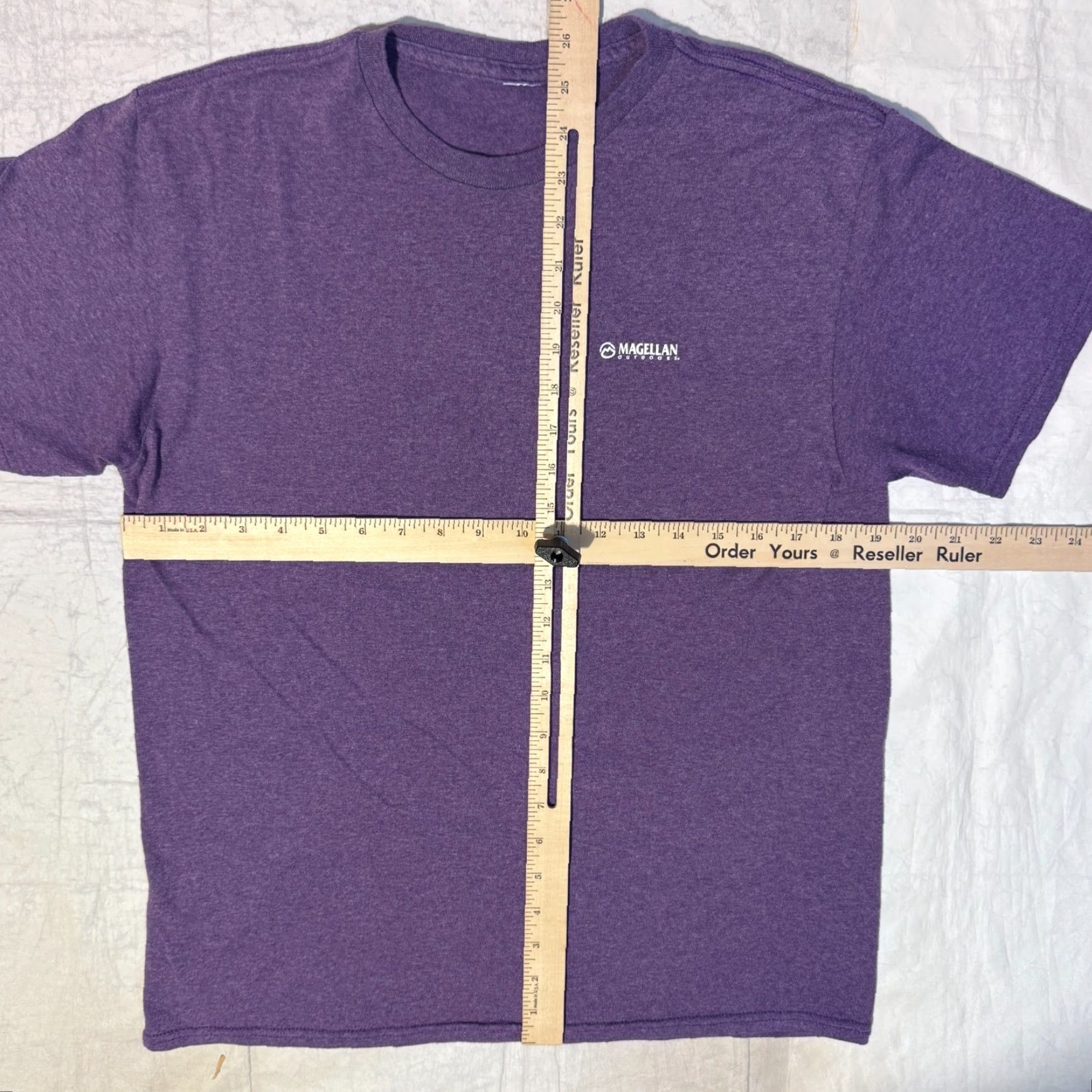 Vintage Magellan Tshirt Shirt Womens Regular M Purple Logo Outdoor Short Sleeve Crew Neck Jersey Cotton Casual Classic 90s? Size M / US 6-8 / IT 42-44 - 4 Thumbnail