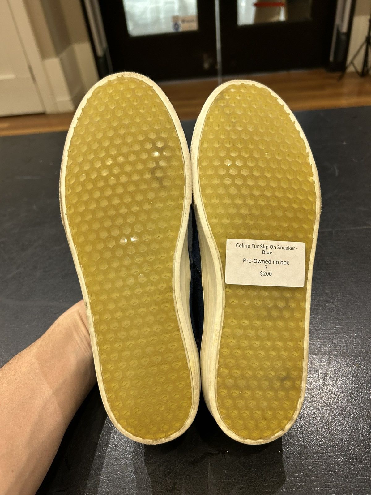 Celine Celine Fur Slip On Sneaker Size US 7 / EU 40 - 6 Thumbnail