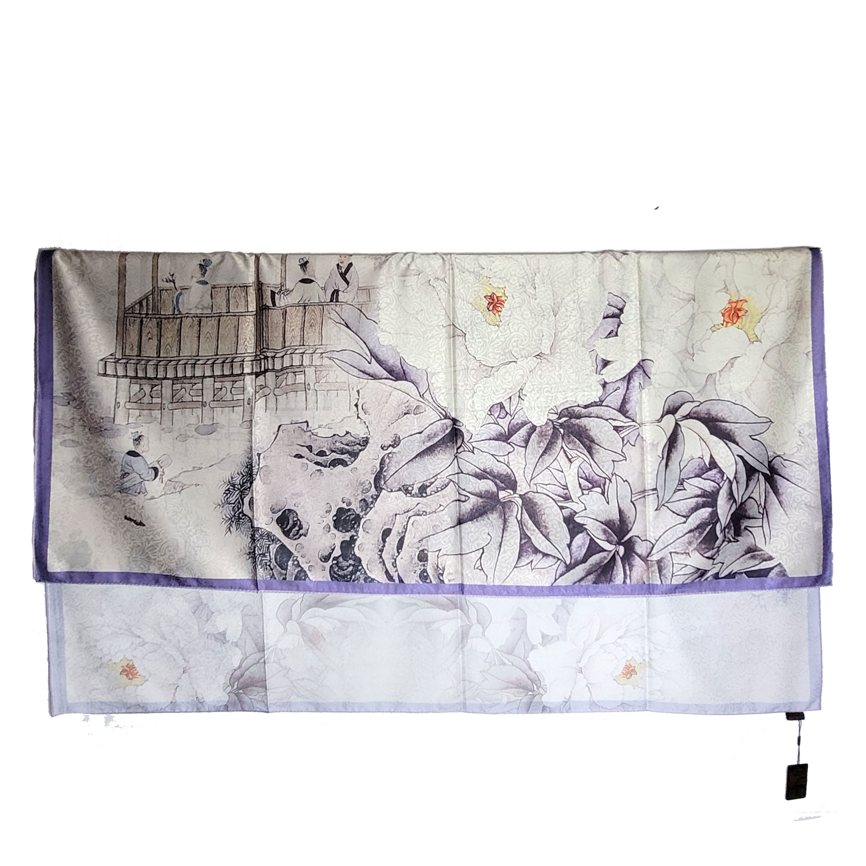 Other NWT Double Sided Silk Scarf 52"x52" Large Square Wrap 3234 Size ONE SIZE - 5 Thumbnail