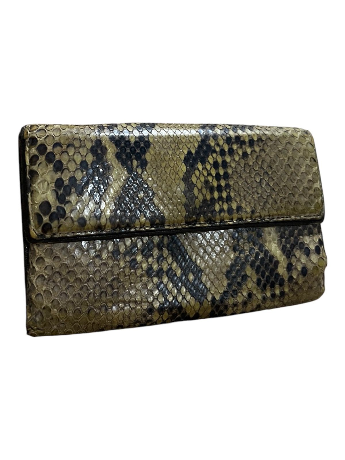 Roen Margiela Python Snakeskin Leather Style Bi-Fold Wallets Size ONE SIZE - 1 Thumbnail