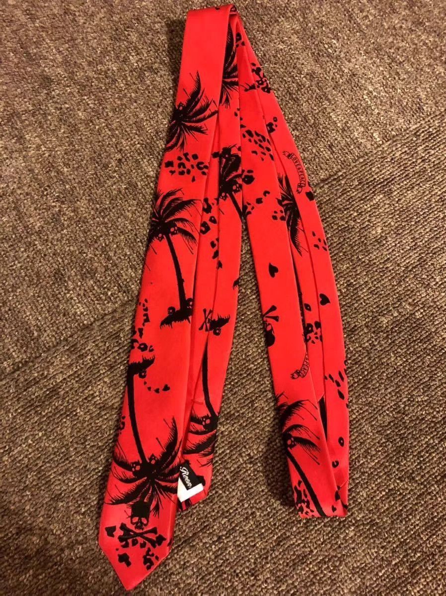 Roen roen Main Line Silk Skull Tie K11 Size ONE SIZE - 2 Thumbnail