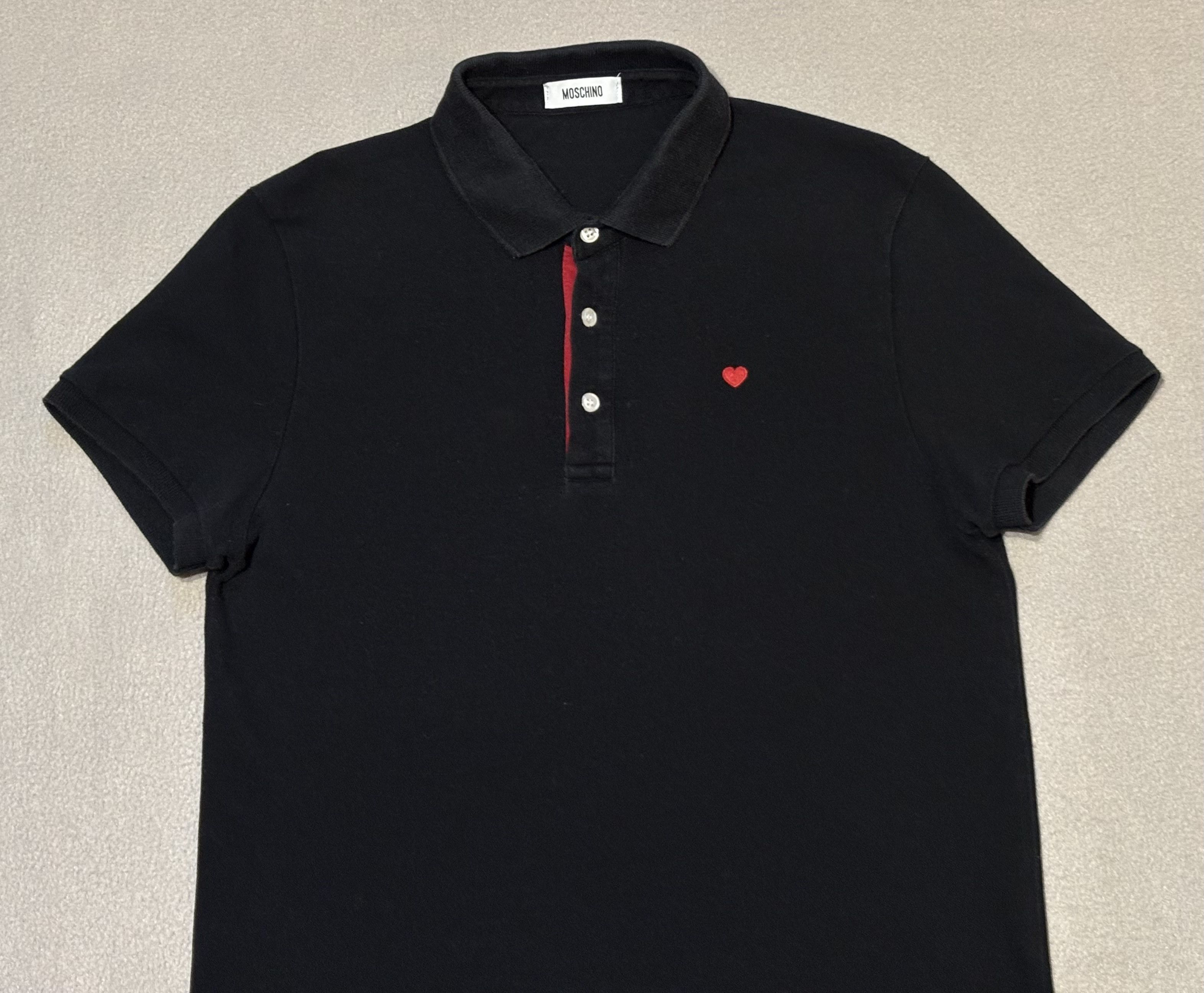 Moschino Moschino Black Polo Shirt Size M Size US M / EU 48-50 / 2 - 6 Thumbnail