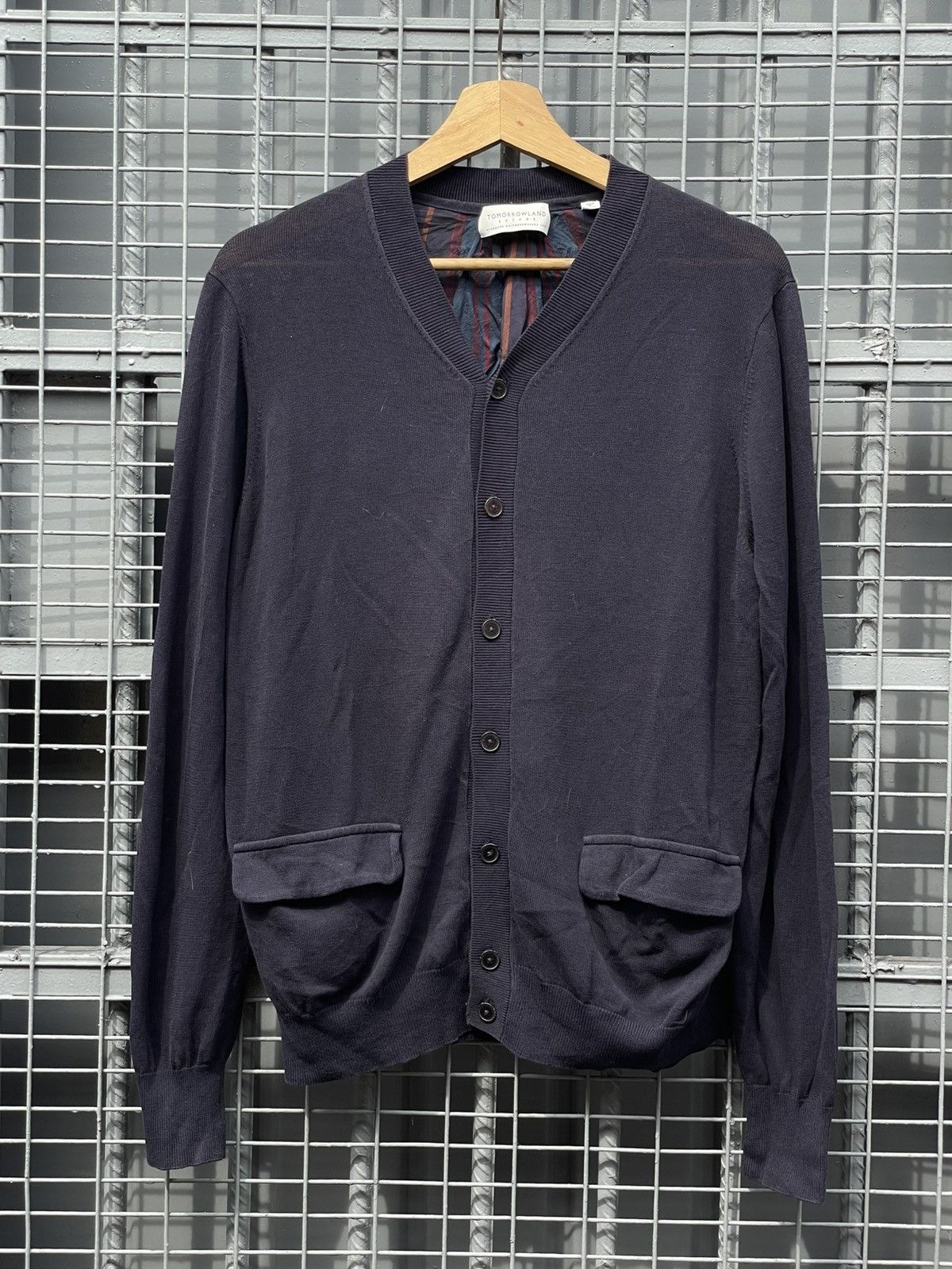 Tomorrowland Dark Colored Cardigan Sweater Size US M / EU 48-50 / 2 - 1 Thumbnail