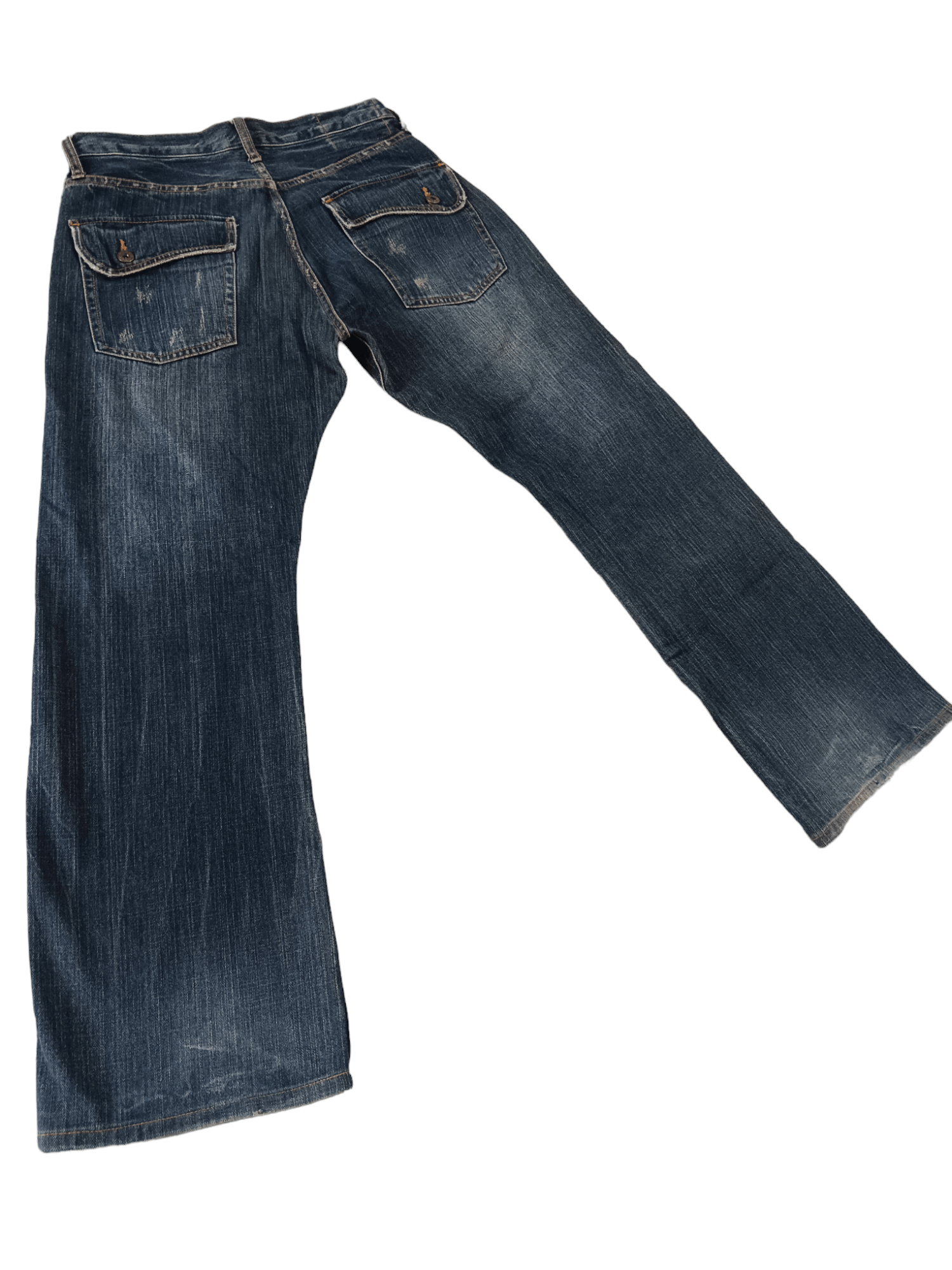 Japanese Brand 💥Modish Style💥 Clawmark Minimalist Flared Denim Size US 30 / EU 46 - 5 Thumbnail