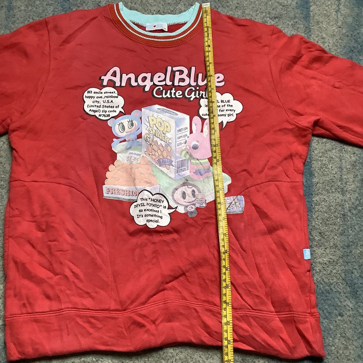 Angel Blue × Hysteric Glamour Vintage Angel Blue Sweatshirts Y2K Size US L / EU 52-54 / 3 - 15 Thumbnail