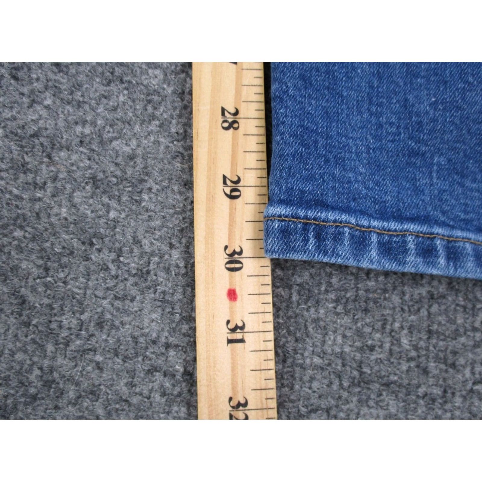Flint And Tinder Flint and tinder Jeans Main Selling Point Denim Straight 5-Pocket Mens 34x30 Blue Slim Fit Regular Size US 33 - 4 Thumbnail