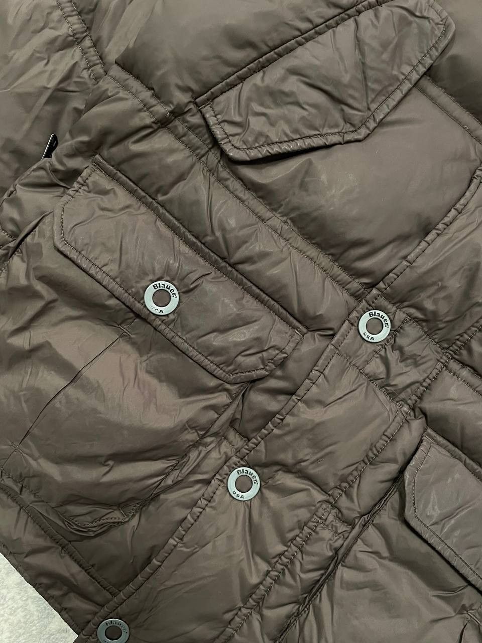 Other Men's Blauer U.S.A. Down Jacket Brown Puffer Coat Duck Down Size US L / EU 52-54 / 3 - 10 Thumbnail