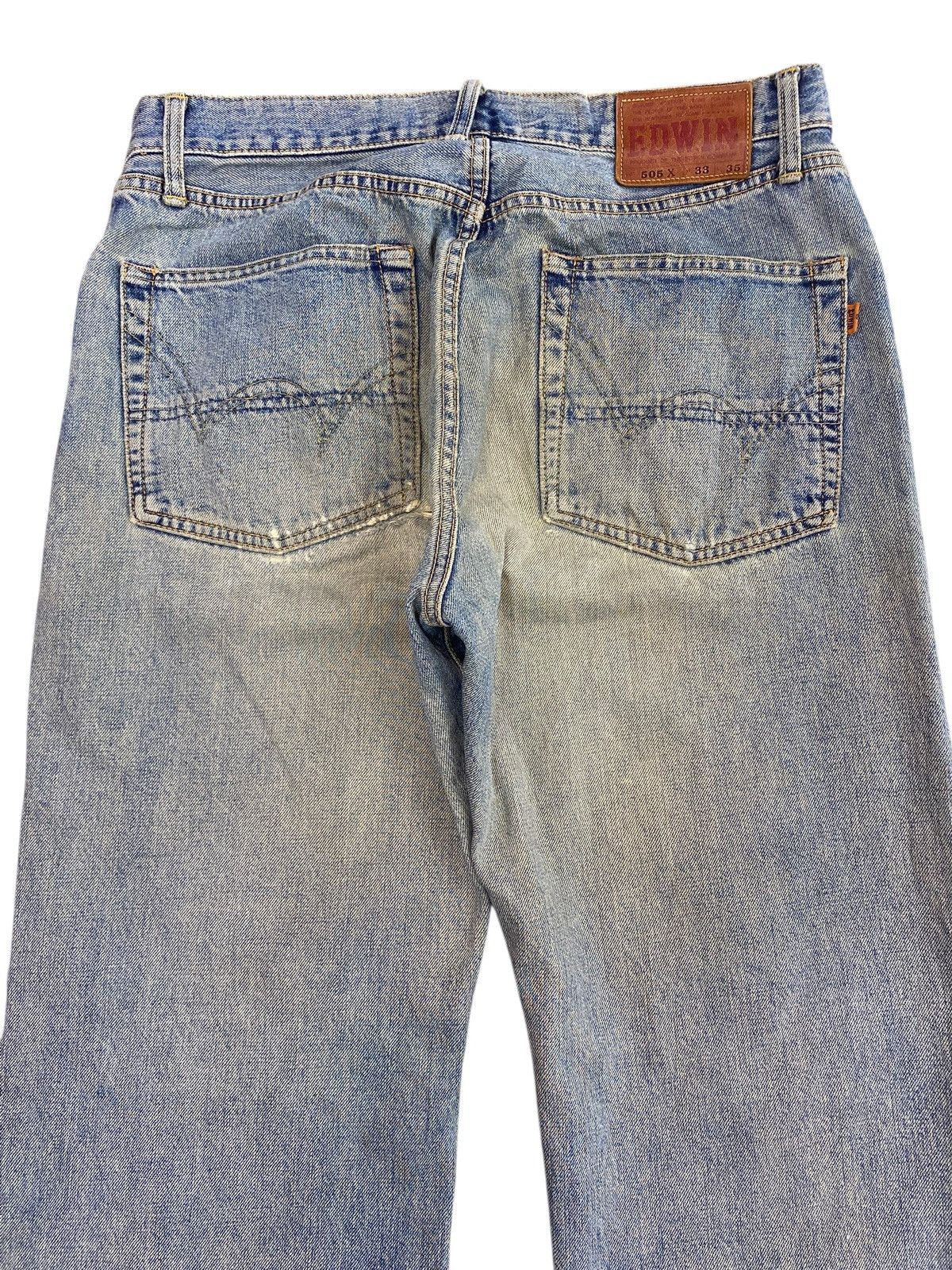 Edwin Vintage Edwin Faded Wash Style Loose Jeans Size US 32 / EU 48 - 4 Thumbnail
