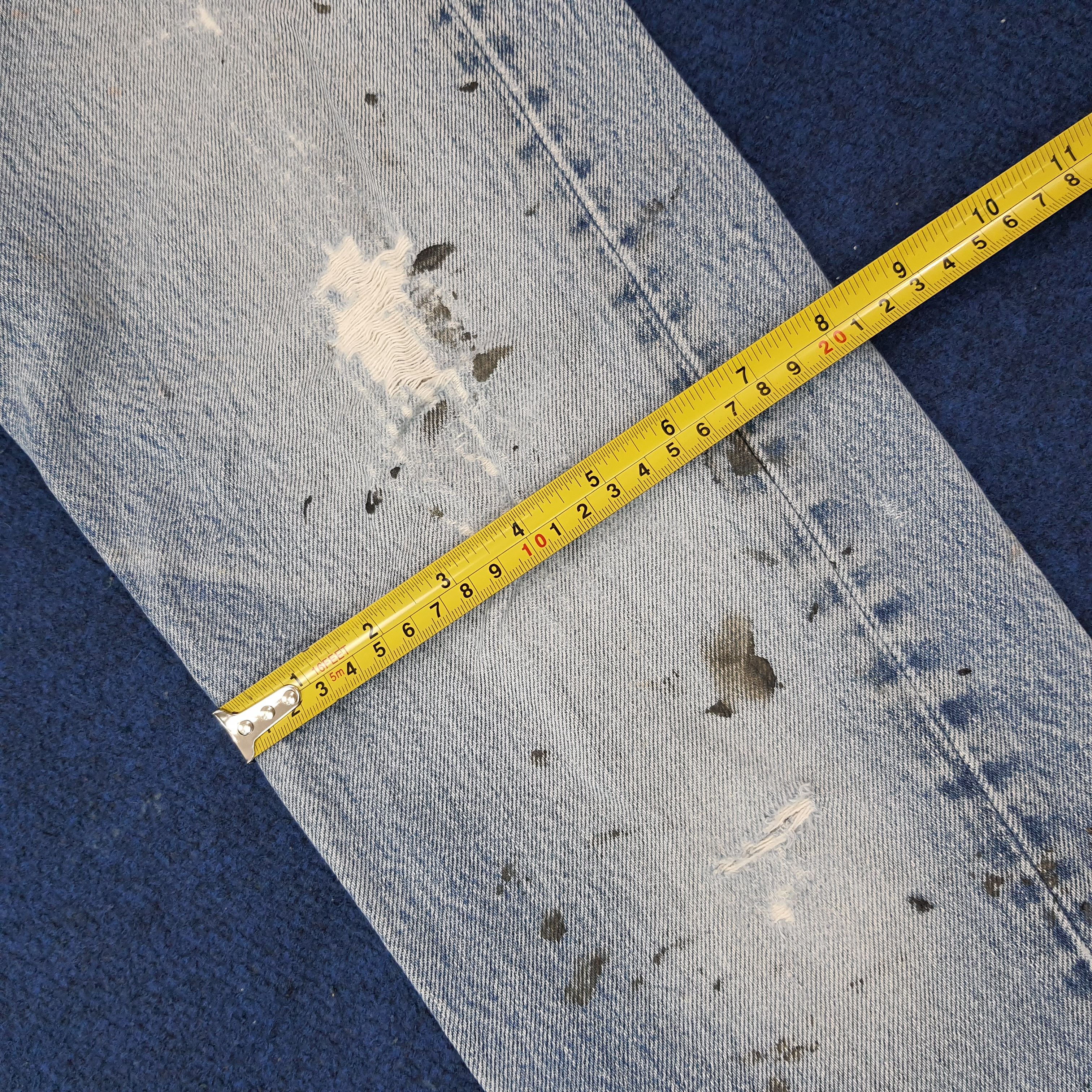 Levi's Vintage Levi's 501 Distressed with Paint Jeans C252N10 Size US 28 / EU 44 - 16 Thumbnail