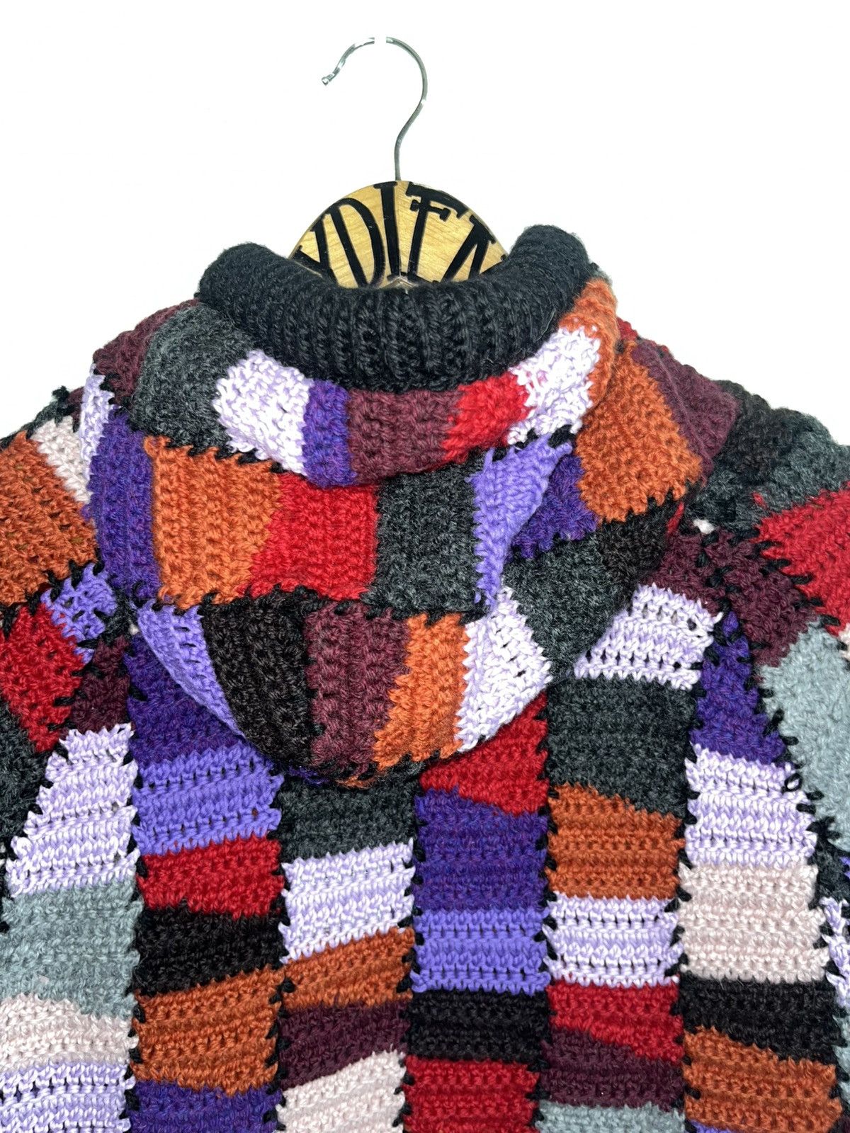 Marni MARNI CREWNECK CROCHET MULTICOLOR SWEATER Size US S / EU 44-46 / 1 - 7 Thumbnail