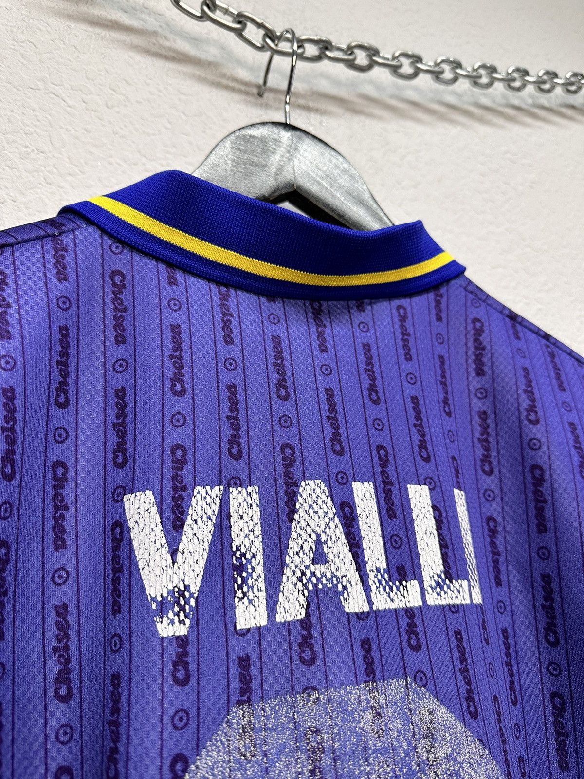 Adidas Vintage 90s Blue Soccer Jersey Chelsea Club Rare Graphic Size US M / EU 48-50 / 2 - 11 Thumbnail