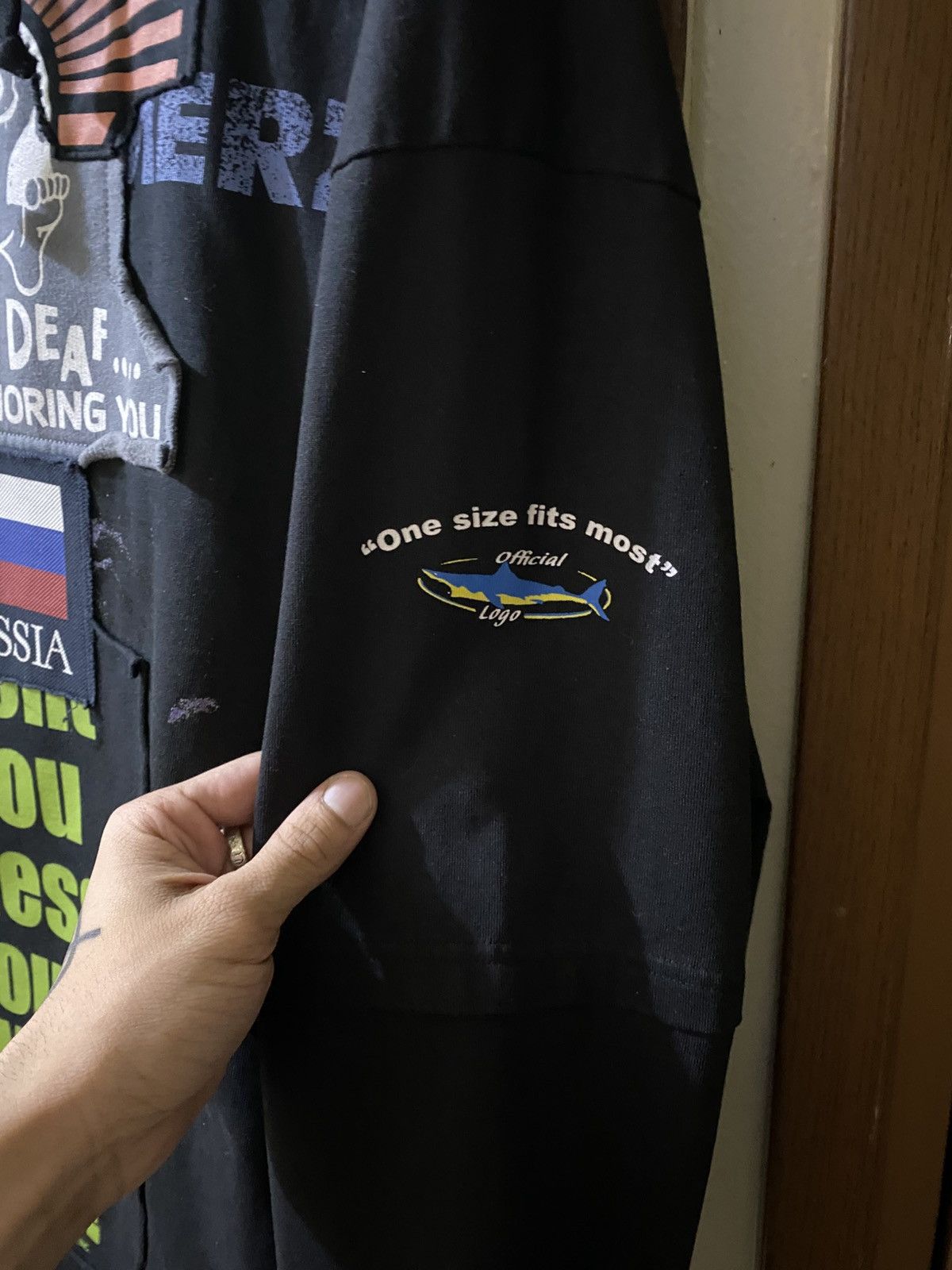 Vetements Vetements Patch Work Sticker Hoodie Size US M / EU 48-50 / 2 - 3 Thumbnail