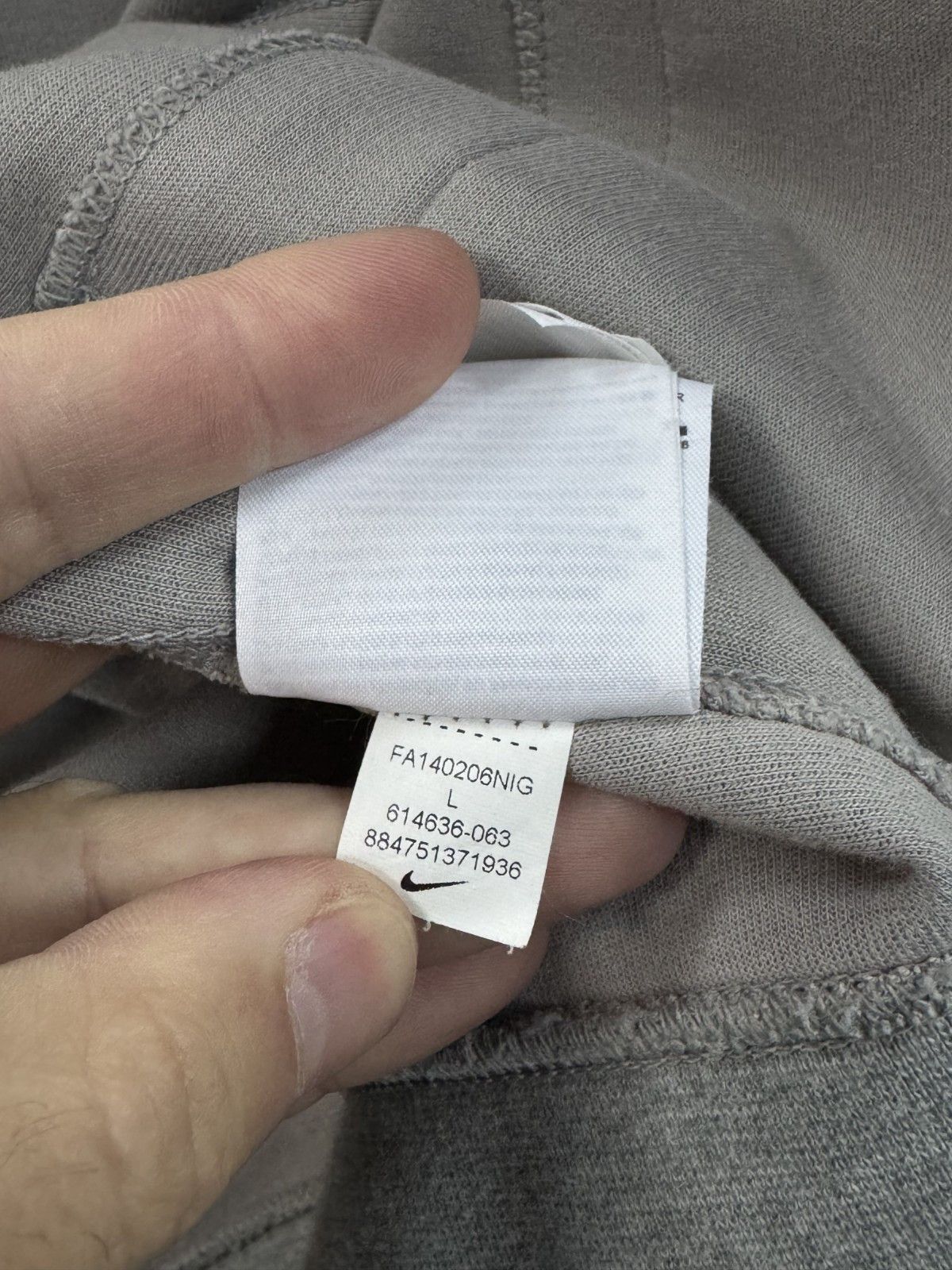 Nike Nike Tech Fleece Gray Hooded Full Zip Jacket 614636-063 Size US L / EU 52-54 / 3 - 12 Thumbnail