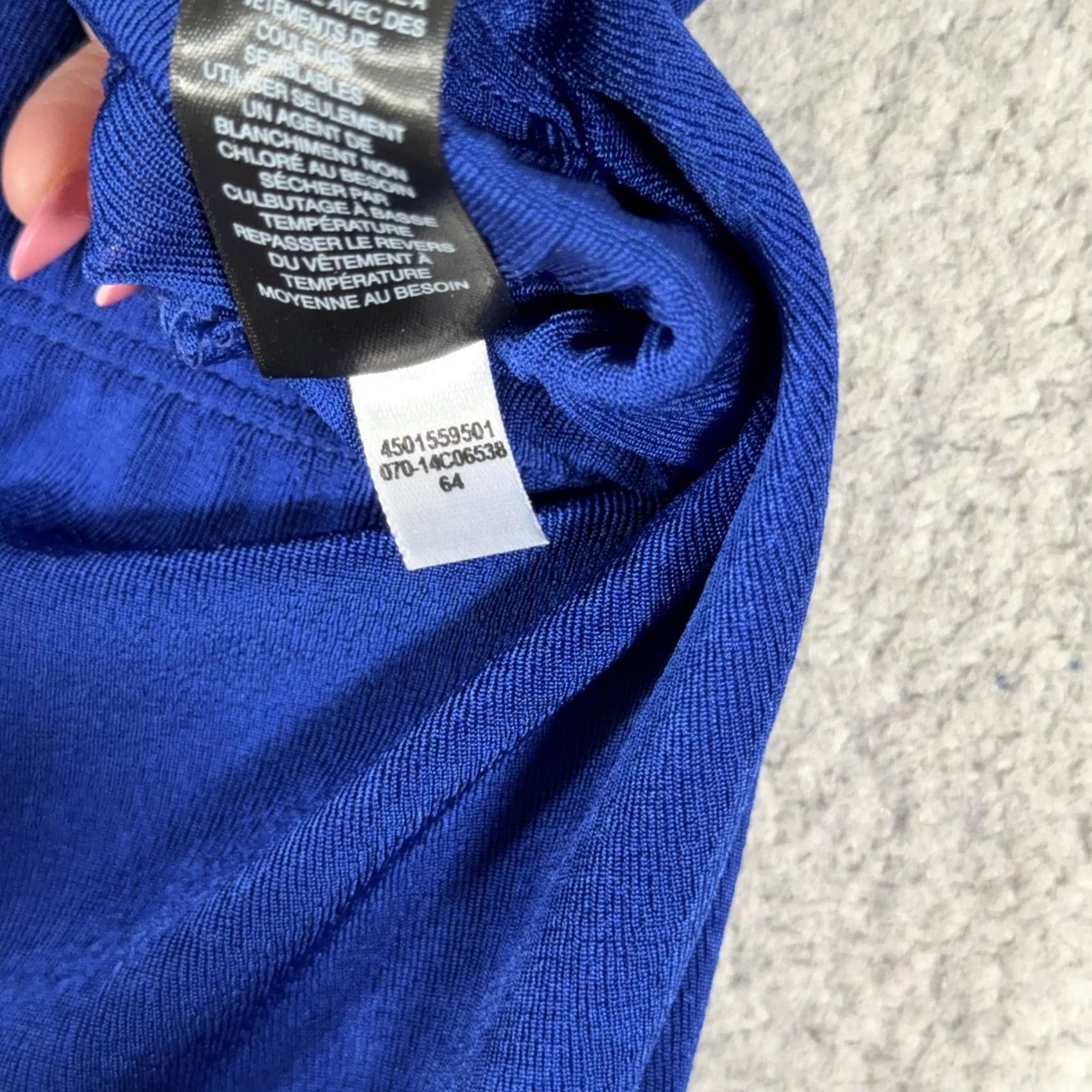 Vintage Chico's Travelers Pants Jersey Pull On Blue 1 Regular Womens Size XS / US 0-2 / IT 36-38 - 5 Thumbnail
