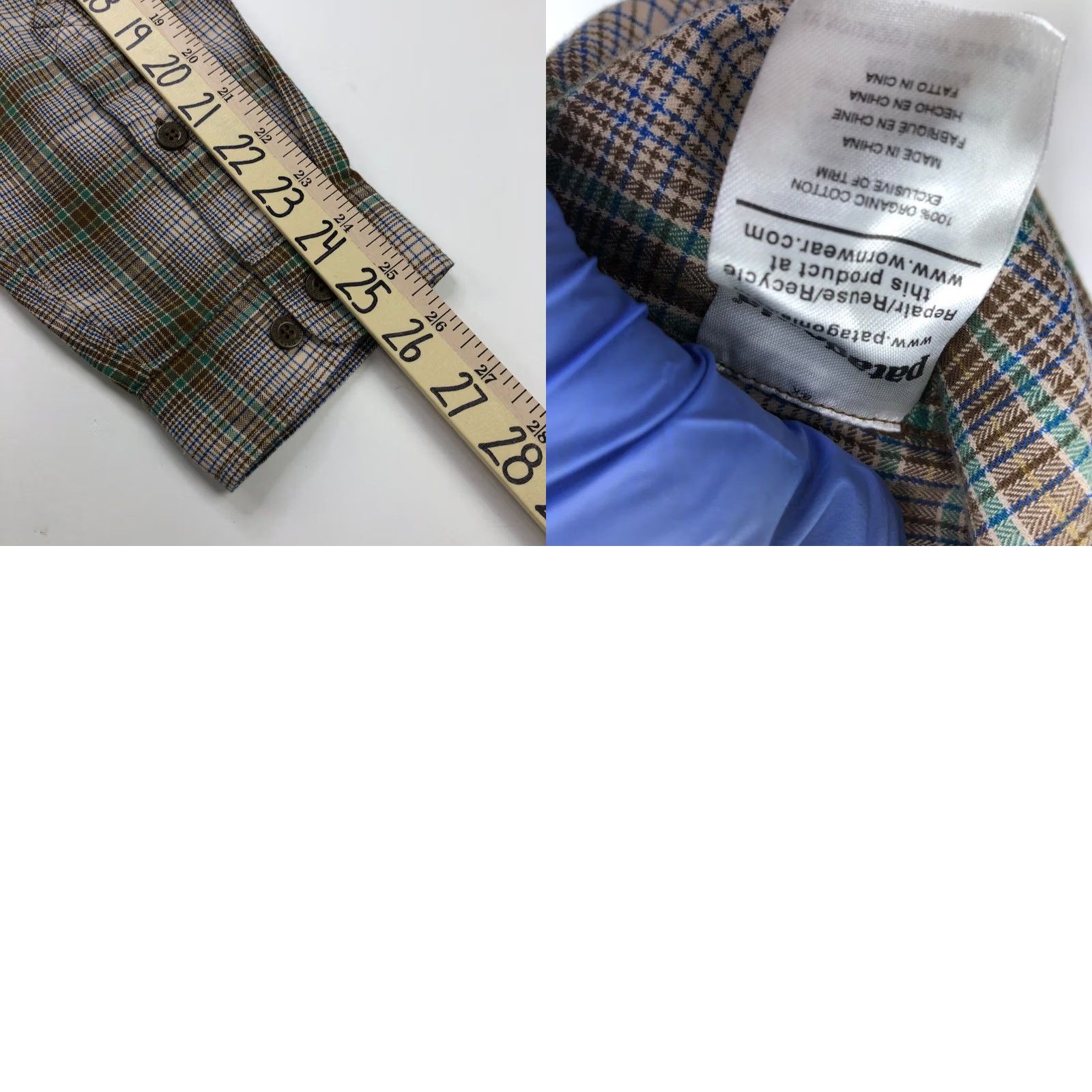 Patagonia Patagonia Shirt Men's Large 100% Organic Cotton Flannel Striped Plaid Casual Size US L / EU 52-54 / 3 - 8 Thumbnail