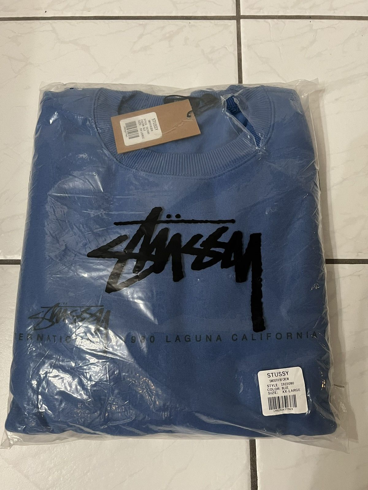 Stussy Stussy blue sweatshirt Size US XXL / EU 58 / 5 - 1 Thumbnail
