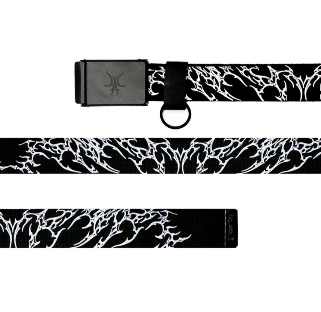 Japanese Brand 💥Lightning black colour streetwear belt Size ONE SIZE - 2 Thumbnail