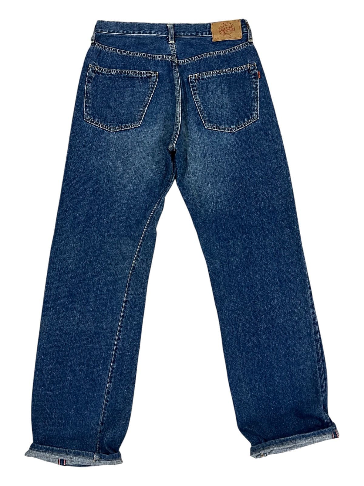 Indigo × OMNIGOD × Oni Vintage Omnigod 🇯🇵 Selvaged Indigo Denim Jeans Regular Fit Size US 31 - 2 Thumbnail