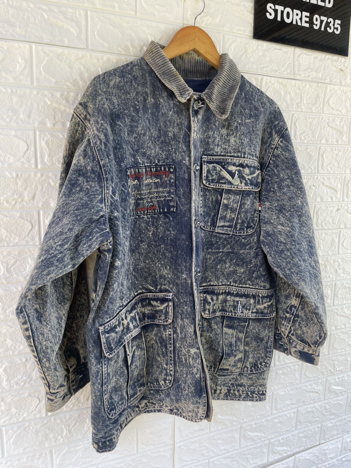 Japanese Brand × Vintage Vintage Tray-Up Denim Jacket Size US XL / EU 56 / 4 - 3 Thumbnail