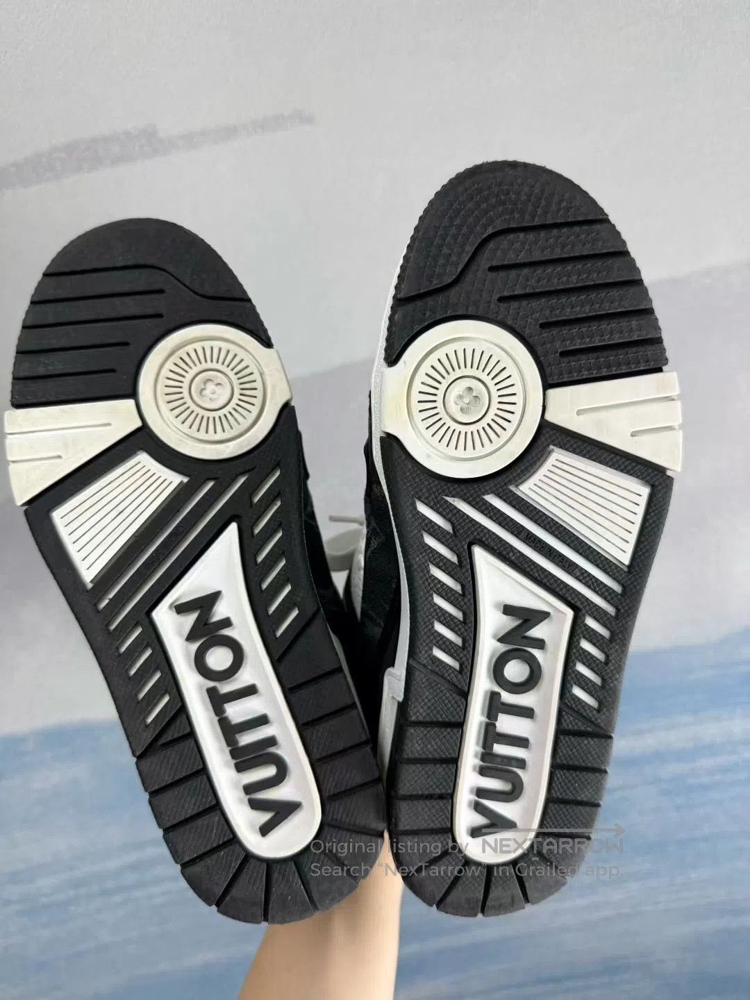 Louis Vuitton Louis Vuitton LV Trainer Black/White Denim| Size US 6.5 / IT 36.5 - 5 Thumbnail