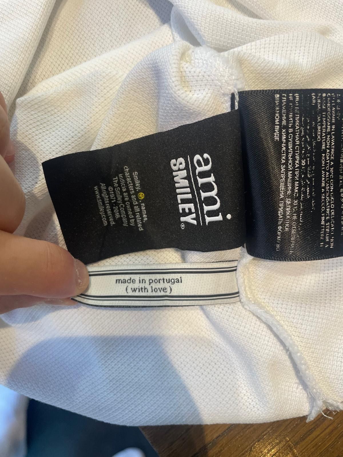 AMI White Ami polo Size US S / EU 44-46 / 1 - 7 Thumbnail