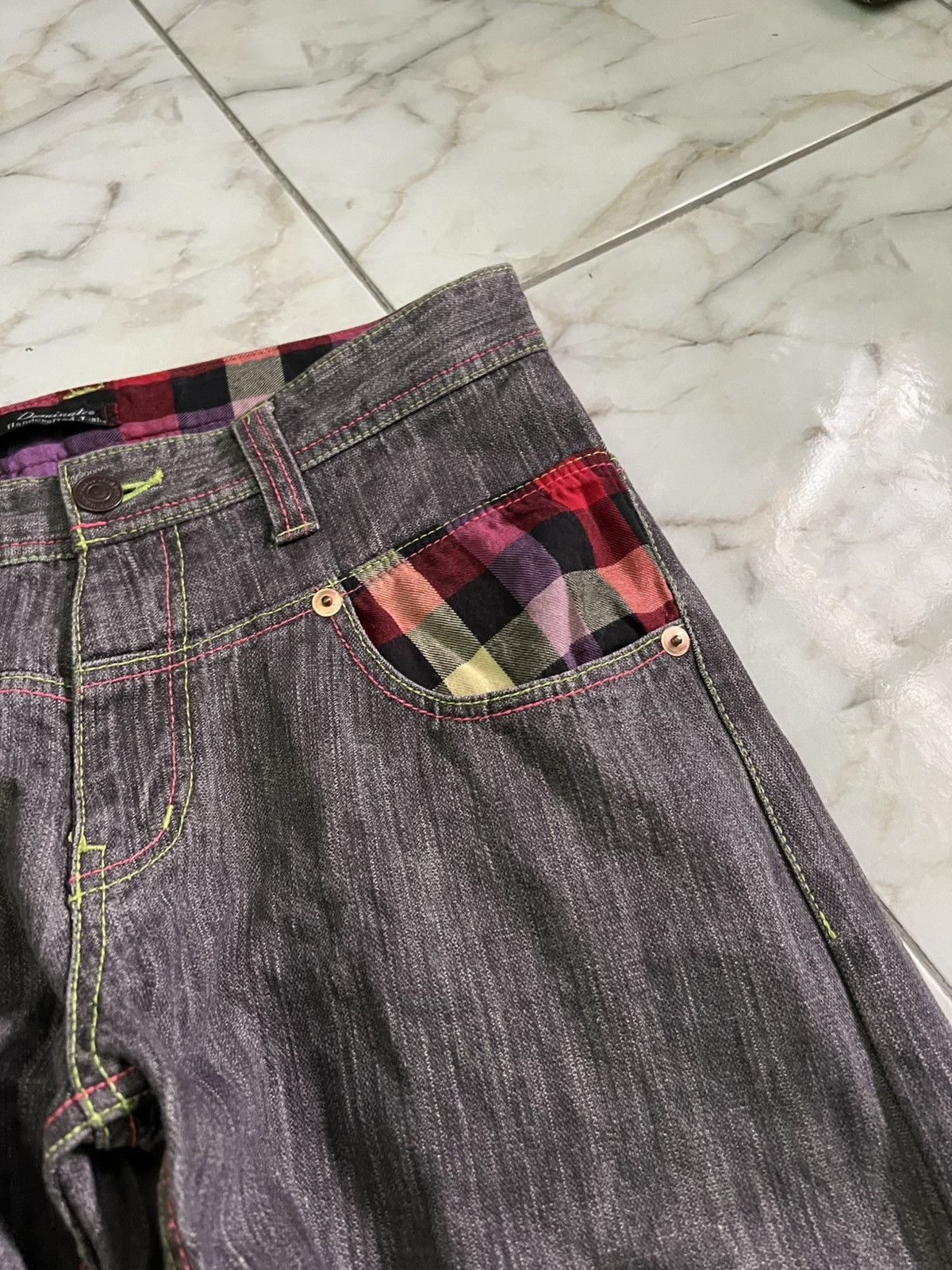 Hysteric Glamour × If Six Was Nine × Japanese Brand 💥Baggy💥Vintage 90’s Style Dominate Handcrafted Jean Size US 33 - 6 Thumbnail