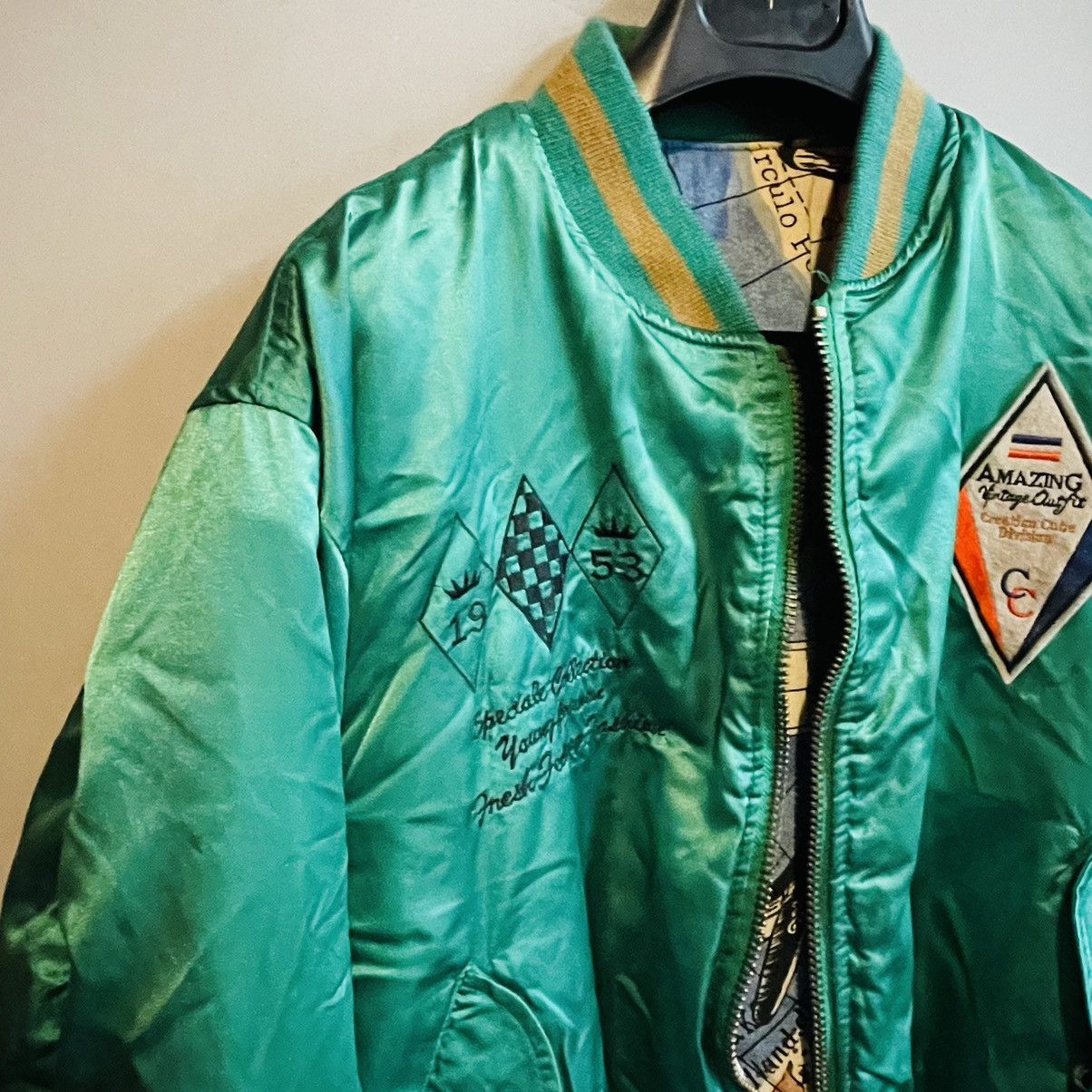 Vintage Vintage Reversible MA-1 Flight Jacket Size US M / EU 48-50 / 2 - 9 Thumbnail