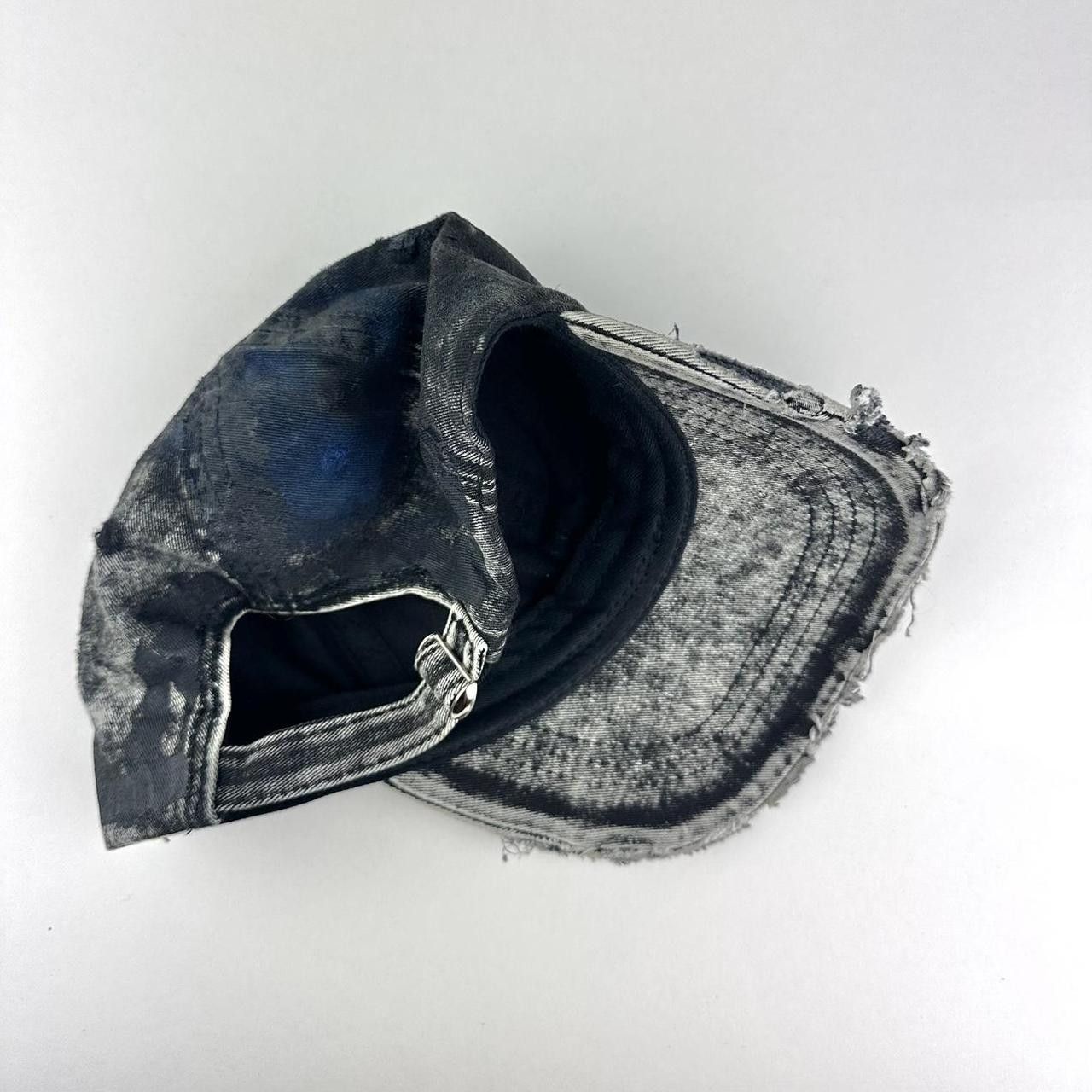 Other ASTROBOI* 'SILVER SURF' Black Washed Rhinestone Denim Hat Size ONE SIZE - 5 Thumbnail