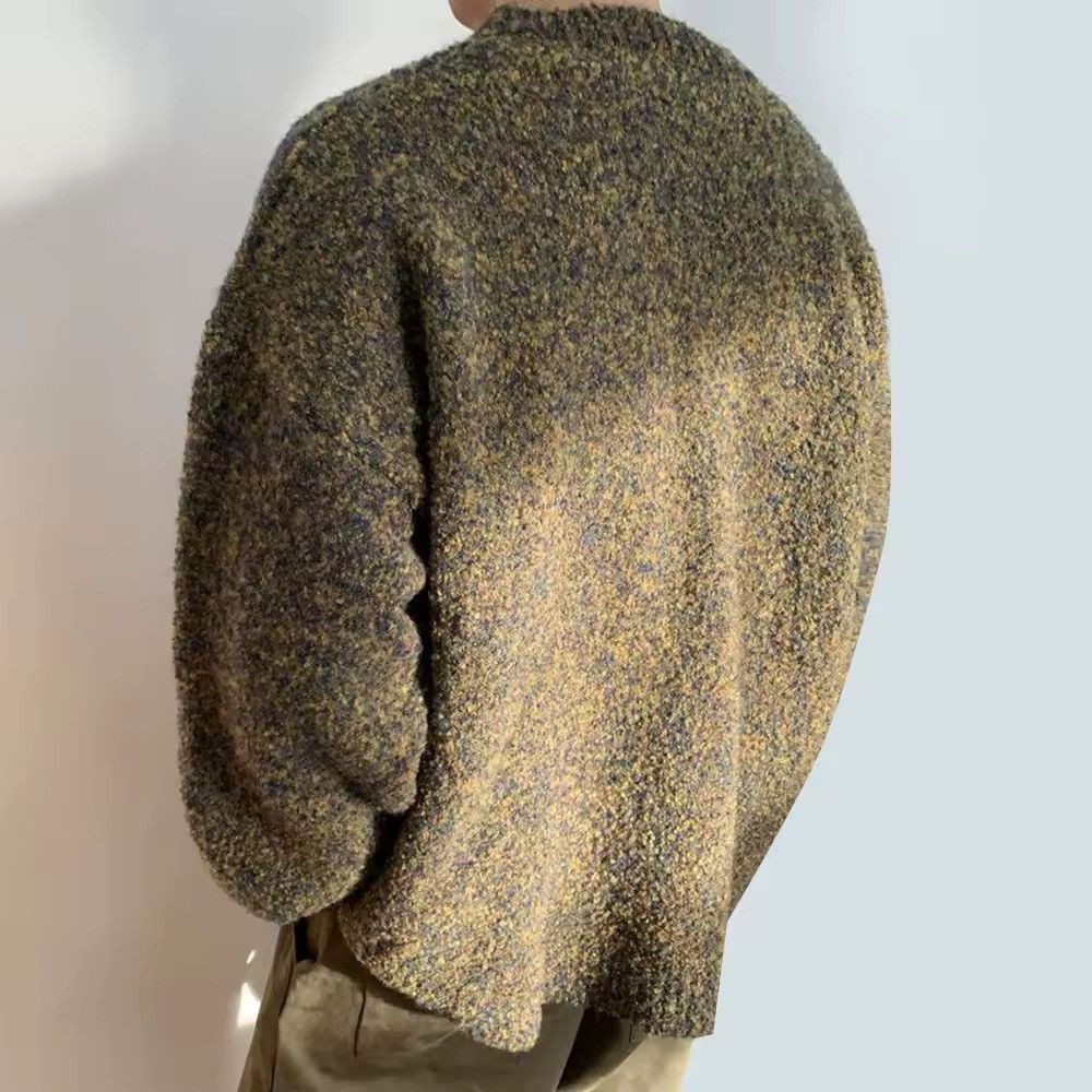 Designer × Vintage Knitted Streetwear Contrast Casual Sweater Jumper Retro Size US L / EU 52-54 / 3 - 2 Thumbnail