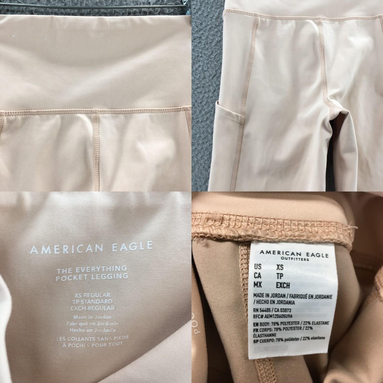 American Eagle Outfitters American Eagle Pocket Legging Women XS Regular Pink Elastic Waist Activewear Cropped 26 Inseam 22x26 Length Pockets Stretch 8.5-10.5 Rise Womens Size 26" / US 2 / IT 38 - 9 Thumbnail