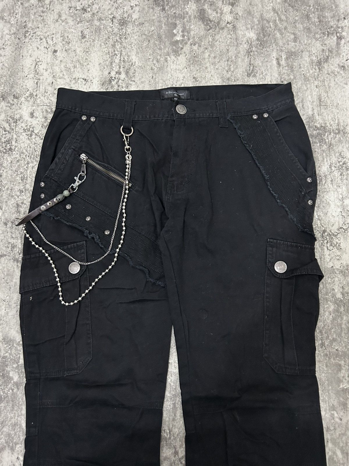In The Attic In The Attic Homme Studded Cargo Pants Size US 34 / EU 50 - 4 Thumbnail
