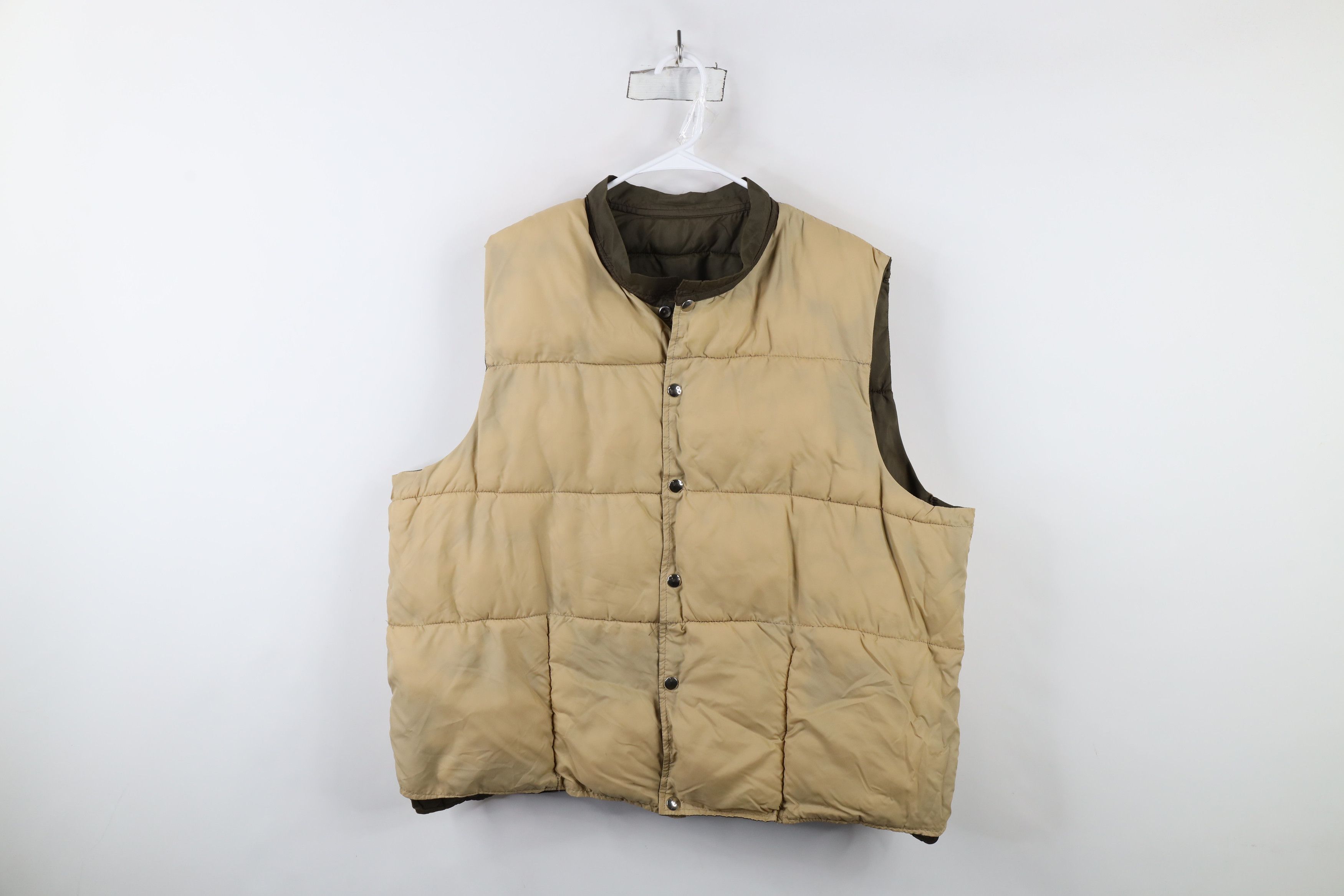 Vintage Vintage 60s 70s Streetwear Reversible Hunting Puffer Jacket Size US XL / EU 56 / 4 - 12 Thumbnail