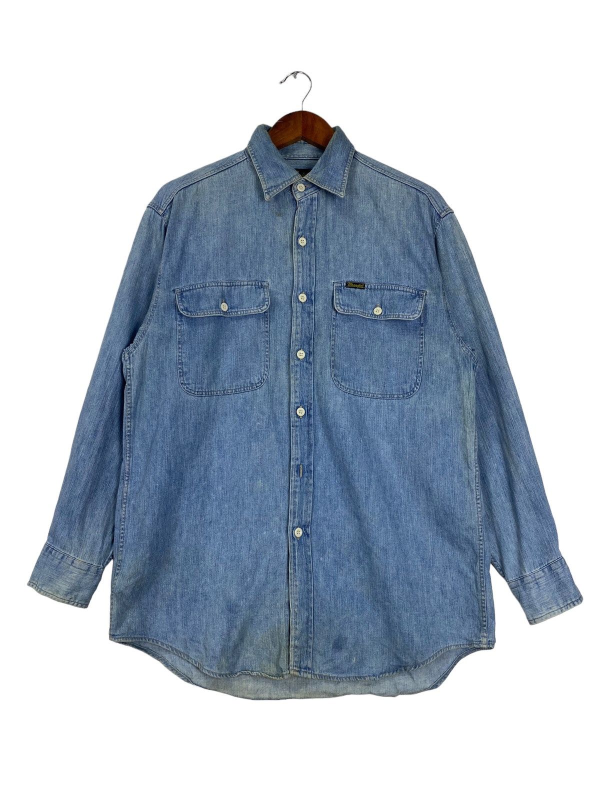 Vintage × Wrangler Vintage Wrangler Denim Jacket Size US M / EU 48-50 / 2 - 1 Thumbnail