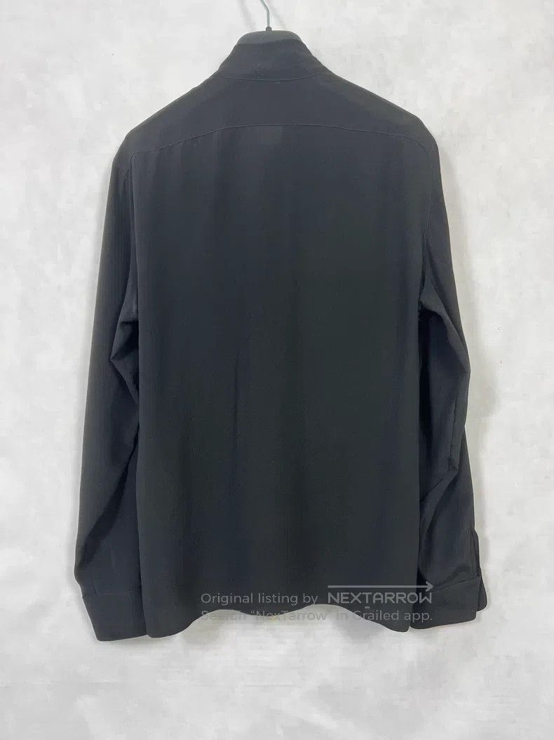 Saint Laurent Paris Saint Laurent Paris size 37 Black silk shirt with satin ri Size US S / EU 44-46 / 1 - 2 Thumbnail