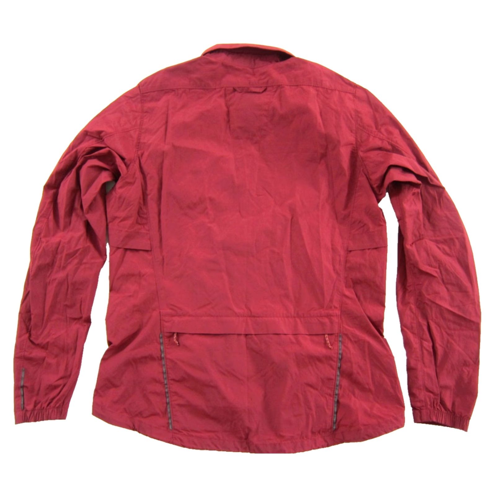 Vintage Fjällräven Wind Red Jacket Women L - Hoodless Windbreaker with Collar Pocket, 5 Pockets, Nylon, Regular Fit, Spring/Fall, Outdoor Theme Size L / US 10 / IT 46 - 2 Thumbnail