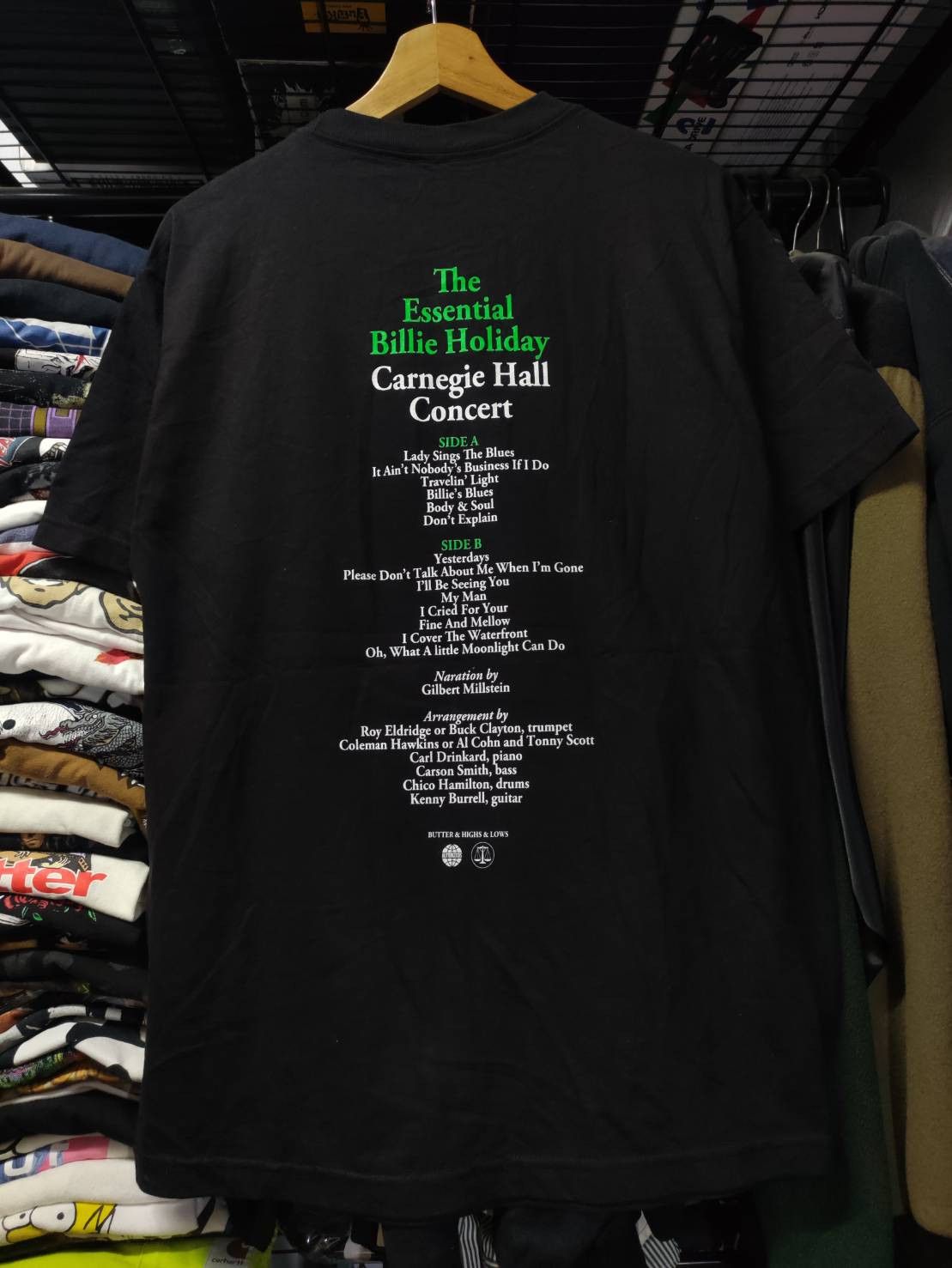 Band Tees Rare! Butter Goods x Highs&Lows The Essential Billie Holiday Size US M / EU 48-50 / 2 - 2 Thumbnail