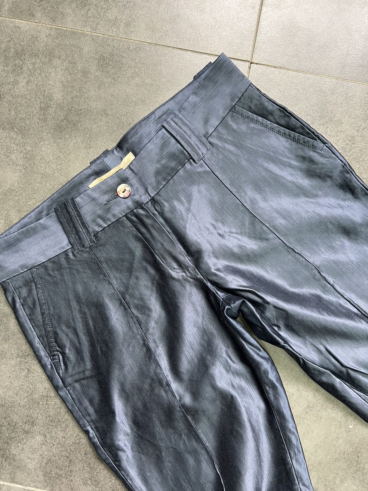 Just Cavalli × Roberto Cavalli × Vintage Roberto Cavalli Class Flared silk Vintage pants Size 30" / US 8 / IT 44 - 3 Thumbnail