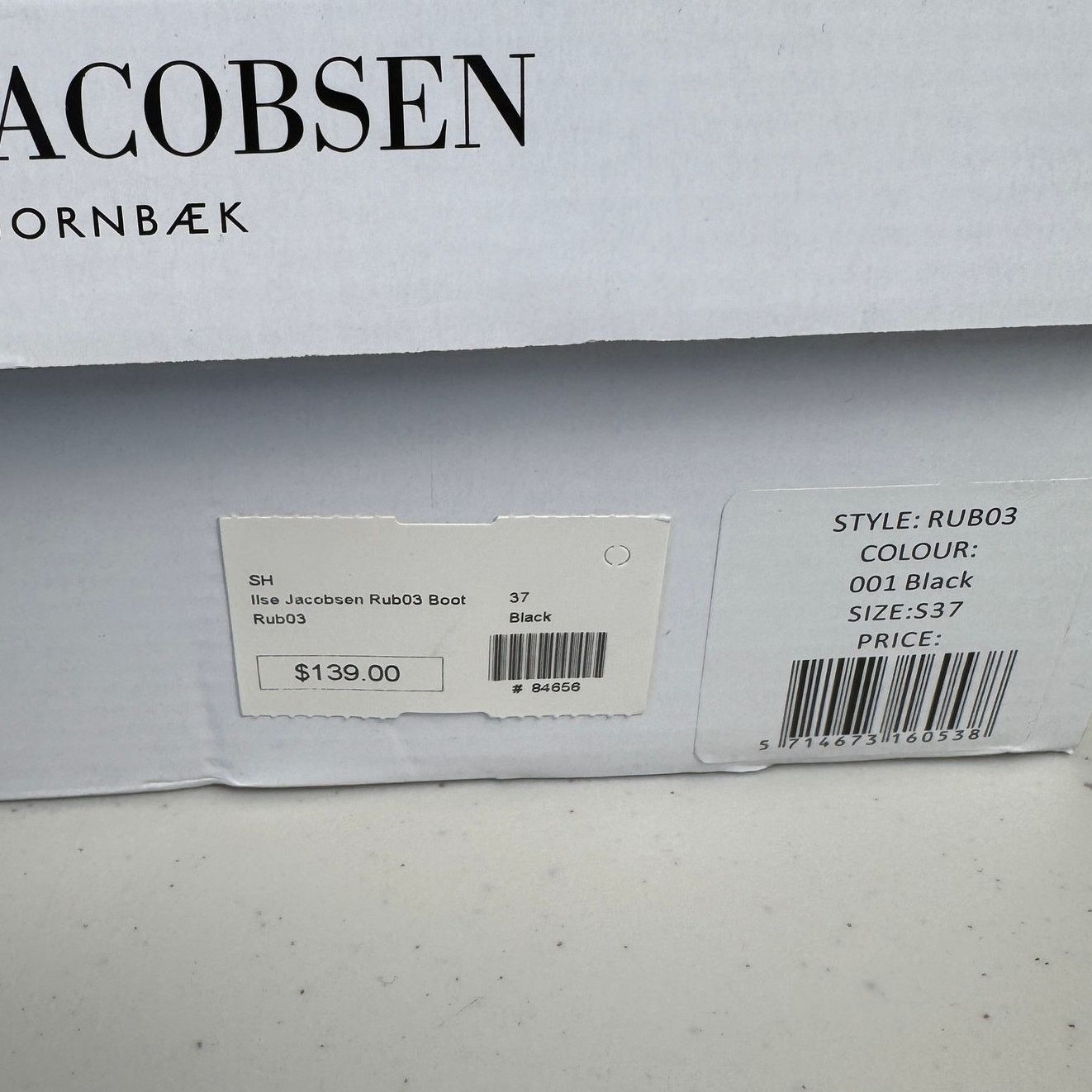 Ilse Jacobsen Ilse Jacobsen Hornbæk Black Lace-Up Boots - NIB - Size 37 Size US 6.5 / IT 36.5 - 2 Thumbnail