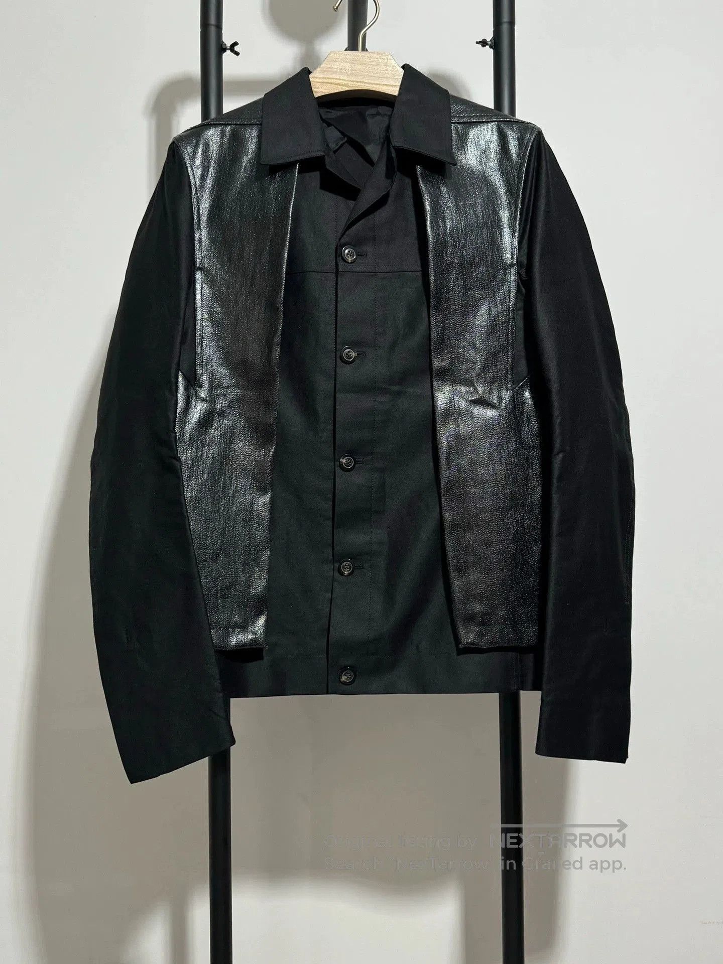 Rick Owens Rick Owens Mollino Leather Jacket 52 | Grailed