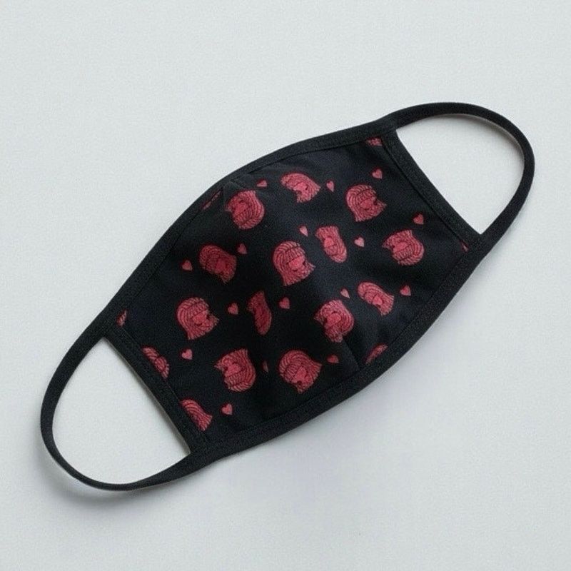 Other Valfre Reusable Black & Red Graphic Face Mask Size ONE SIZE - 1 Thumbnail
