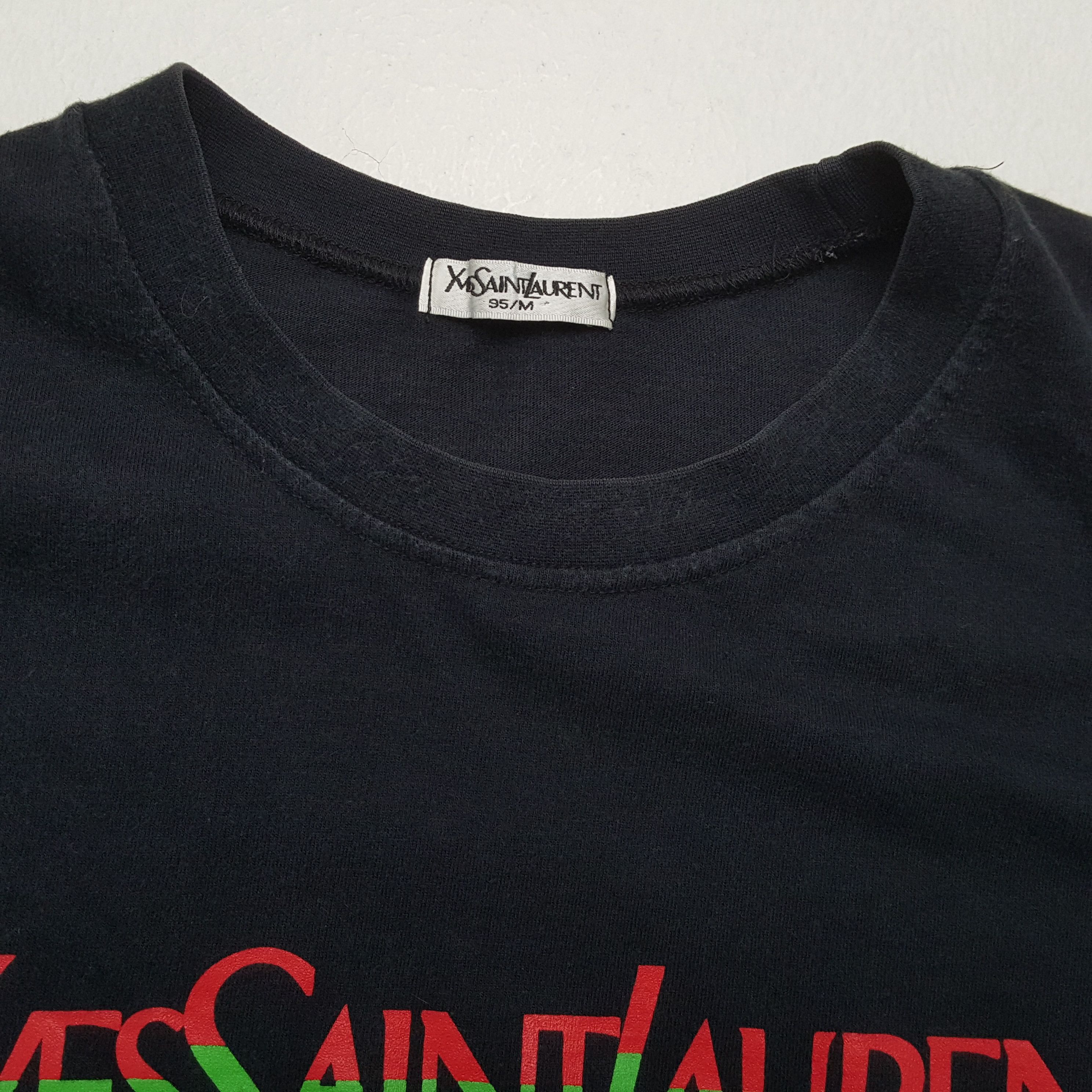 Vintage × Yves Saint Laurent Vintage YVES SAINT LAURENT Italian Brand T-Shirts Size US M / EU 48-50 / 2 - 8 Thumbnail