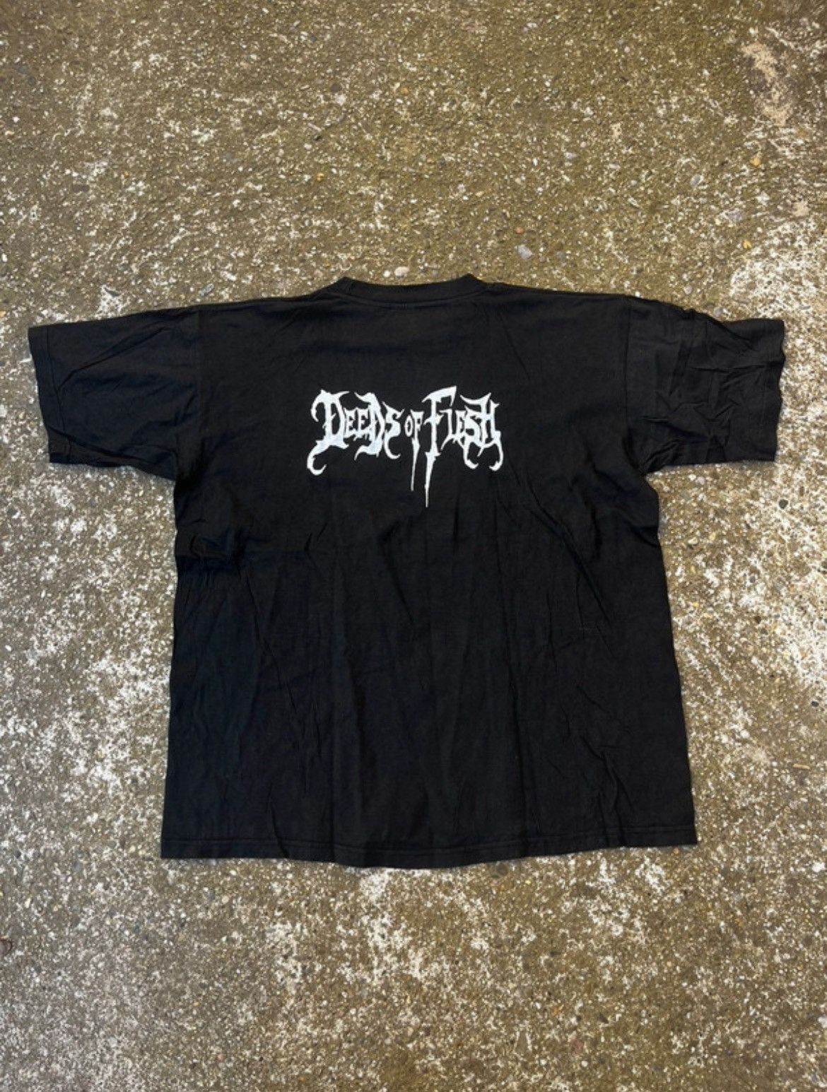 Band Tees × Vintage Deeds Of Flesh vintage 90's t-shirt Size US XXL / EU 58 / 5 - 3 Thumbnail