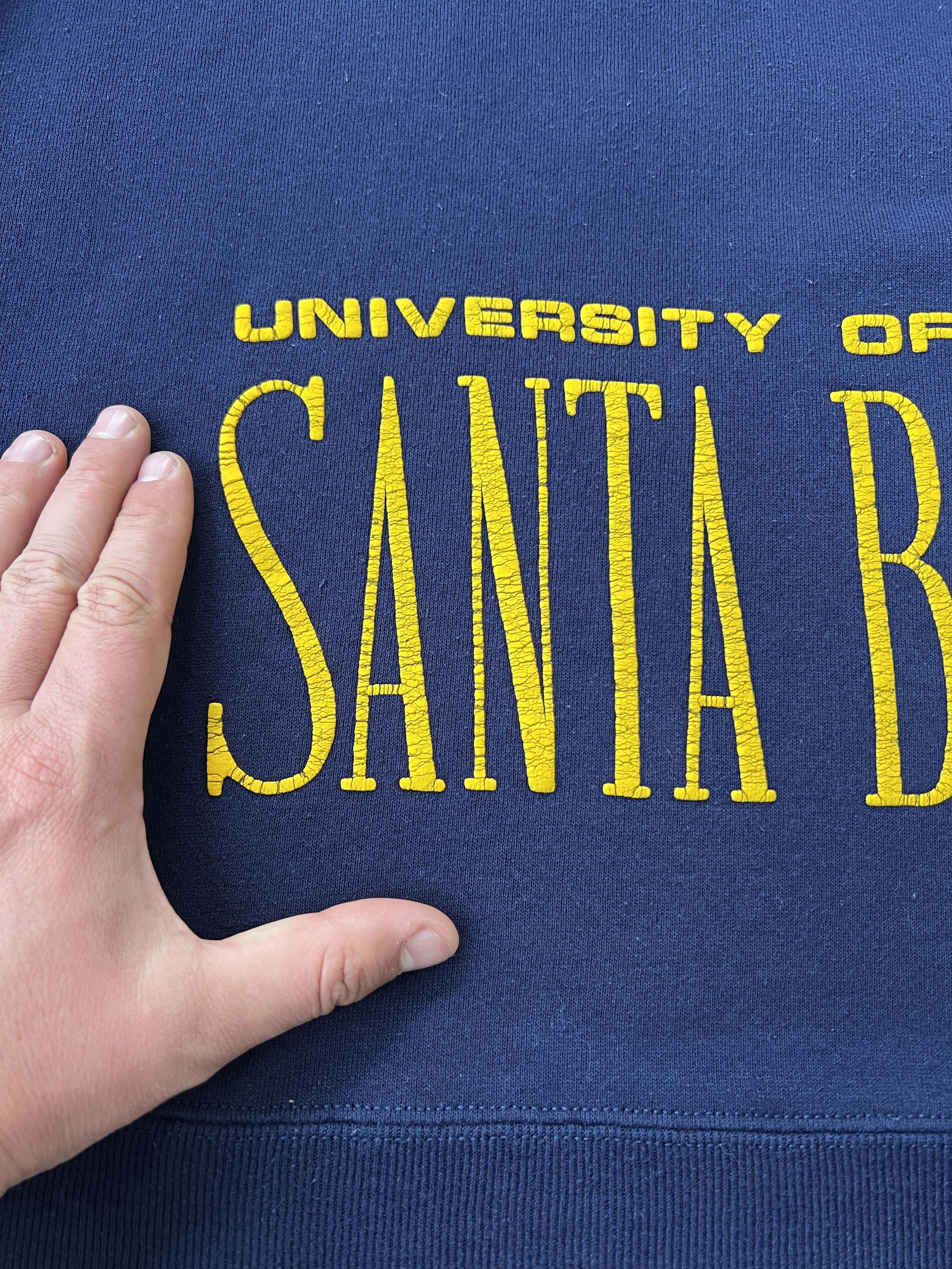 Russell Athletic Vintage Santa Barbara University Of California Sweatshirt Size US XL / EU 56 / 4 - 3 Thumbnail