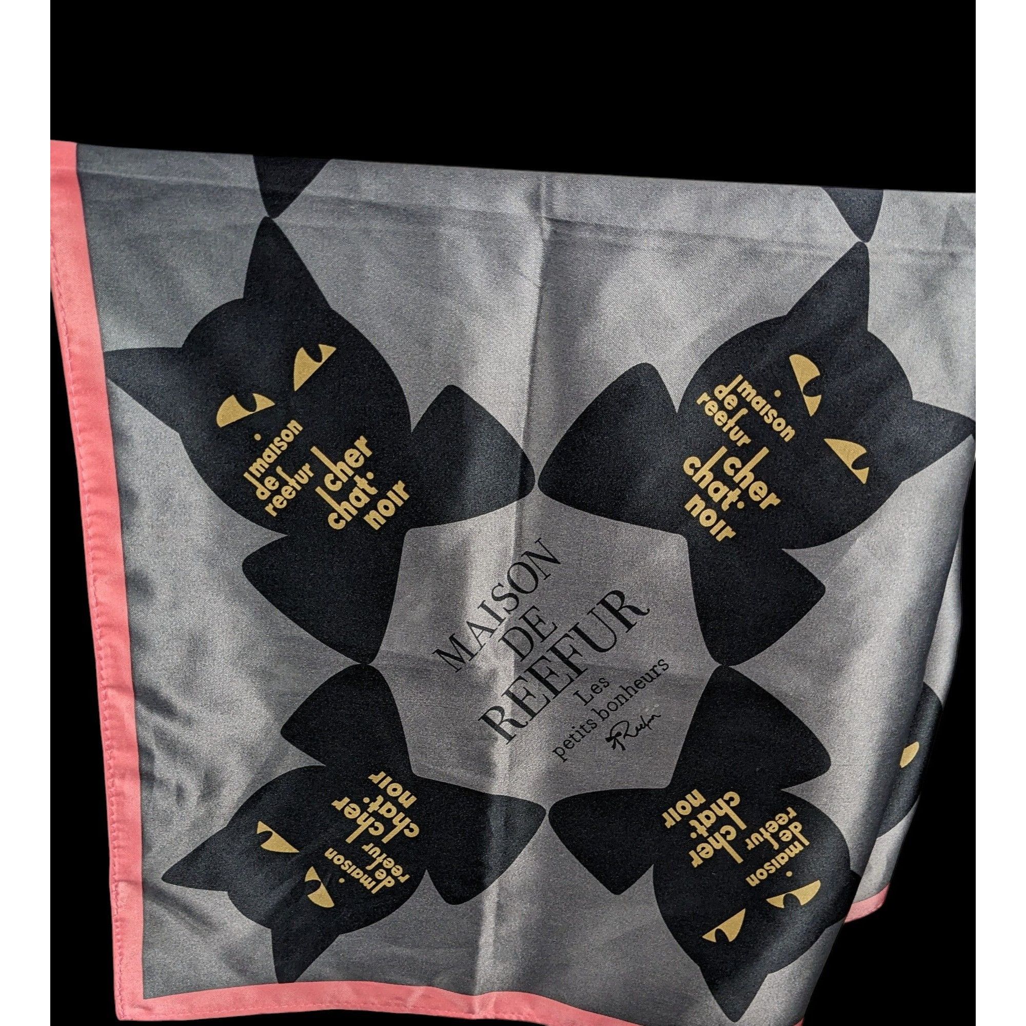 Other Maison De Reefur Dear Black Cat Little Joys Scarf Size ONE SIZE - 3 Thumbnail
